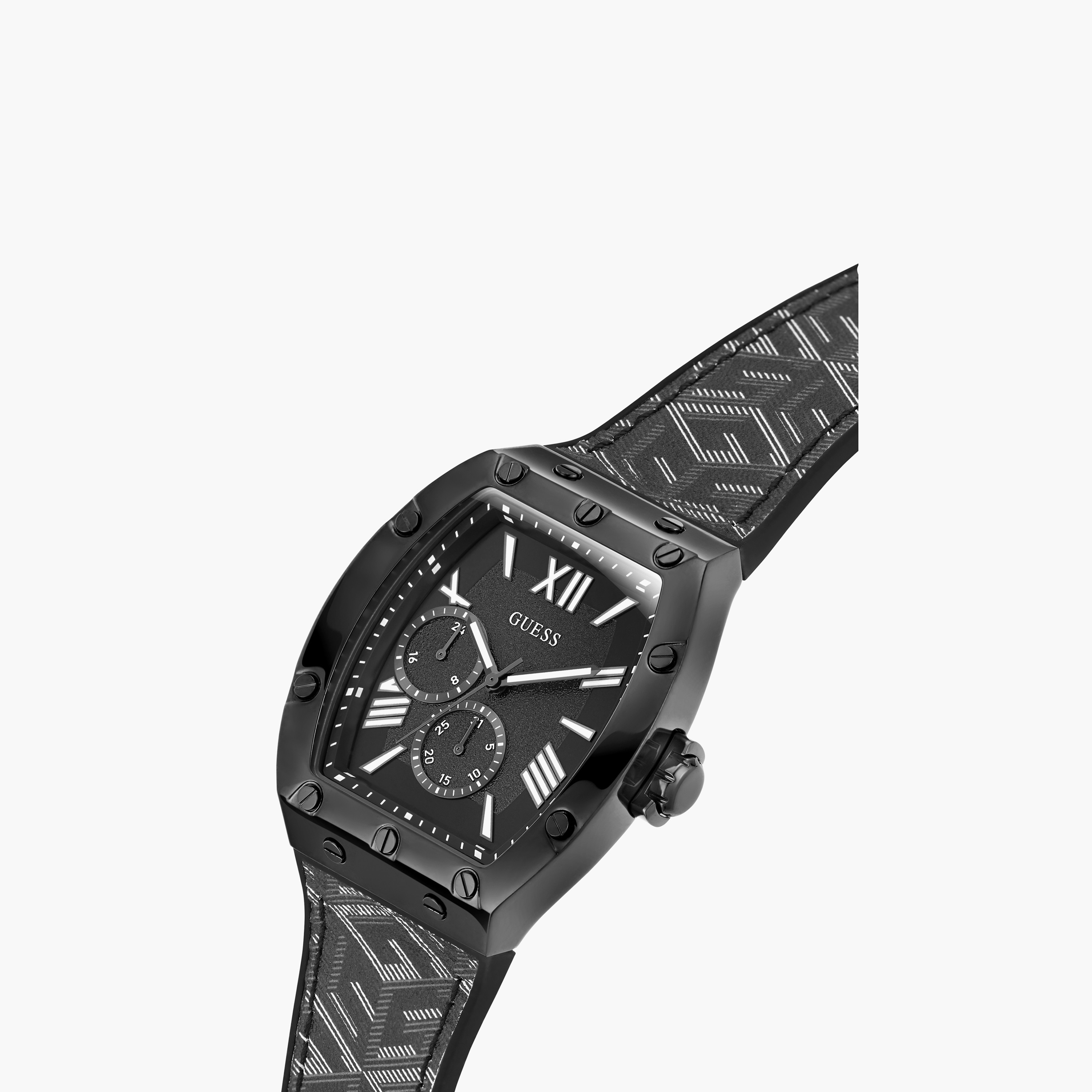 ساعة رجالية أنالوج من الستانلس ستيل باللون الأسود مقاس 52 مم من جيس | GW0645G2-men-watchesandjewellery-watches-image-2