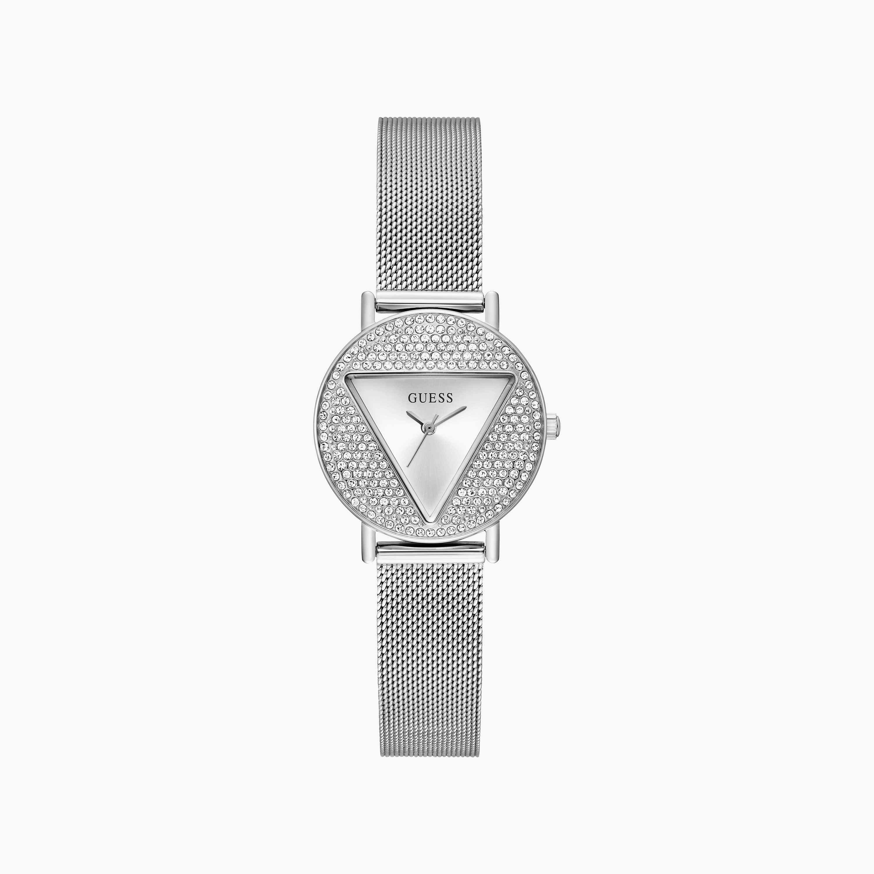 ساعة نسائية أنالوج من الستانلس ستيل مقاس 30 ملم باللون الفضي من جيس | GW0671L1-women-watchesandjewellery-watches-image-1