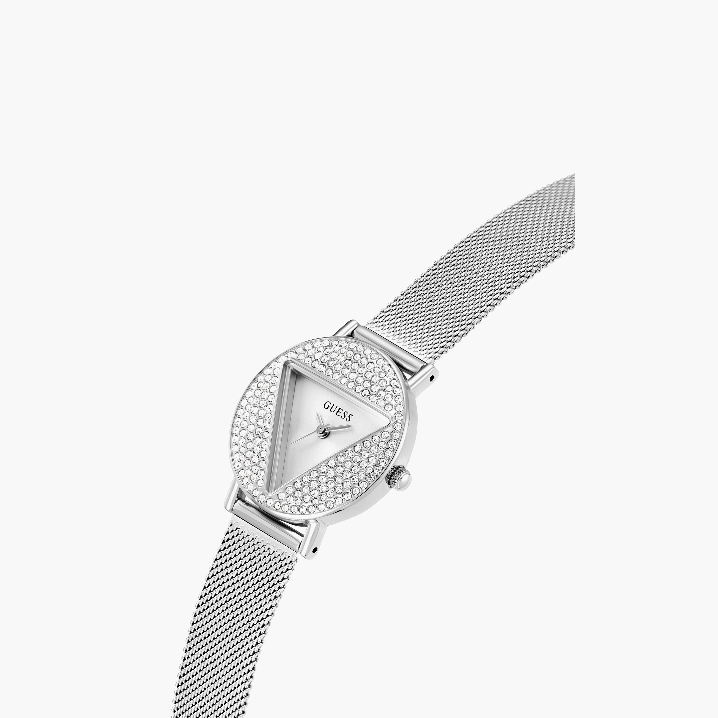 ساعة نسائية أنالوج من الستانلس ستيل مقاس 30 ملم باللون الفضي من جيس | GW0671L1-women-watchesandjewellery-watches-image-2
