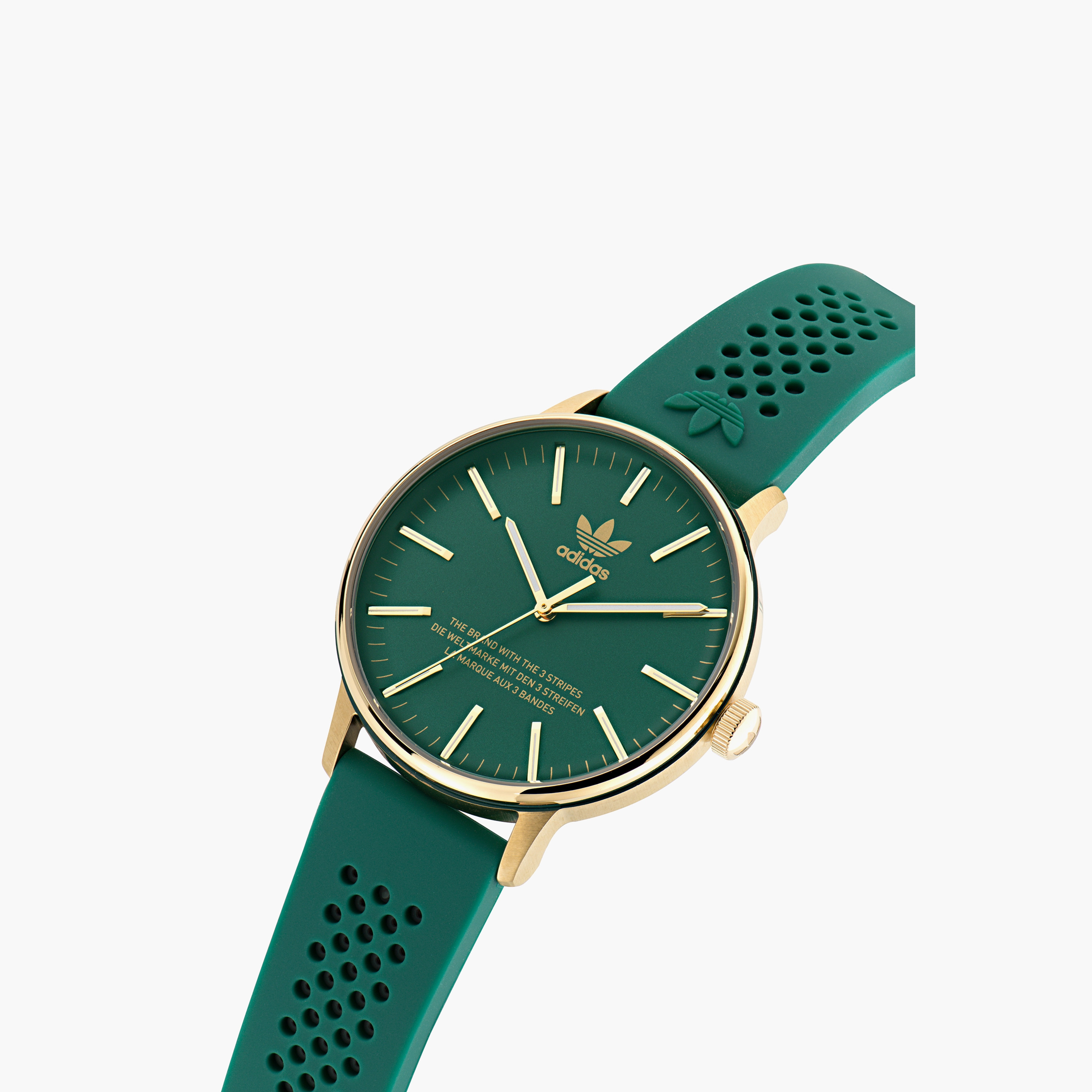 ساعة سيليكون أنالوج مقاس 38 مم باللون الأسود من أديداس | AOSY23524-men-watchesandjewellery-watches-image-5