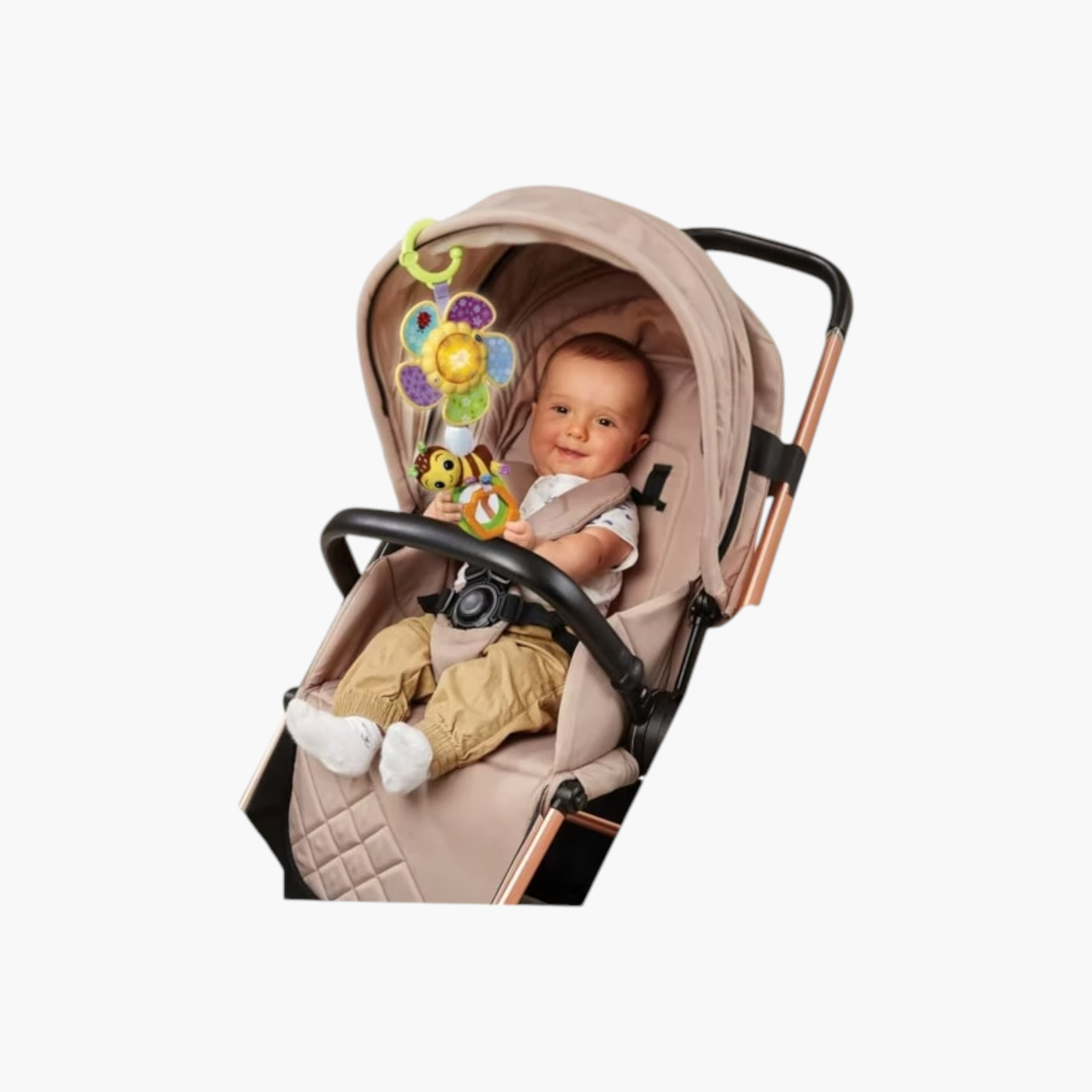 VTech Busy Bee Tug and Spin Stroller Toy-toys-babyandtoddlertoys-strollertoys-image-2