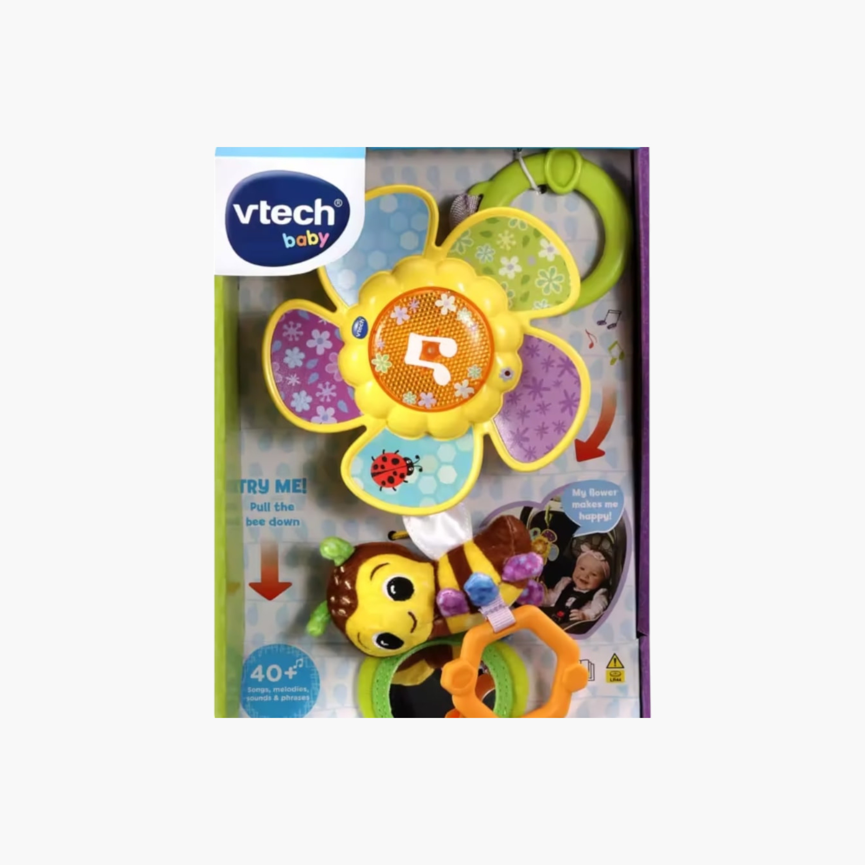 VTech Busy Bee Tug and Spin Stroller Toy-toys-babyandtoddlertoys-strollertoys-image-3