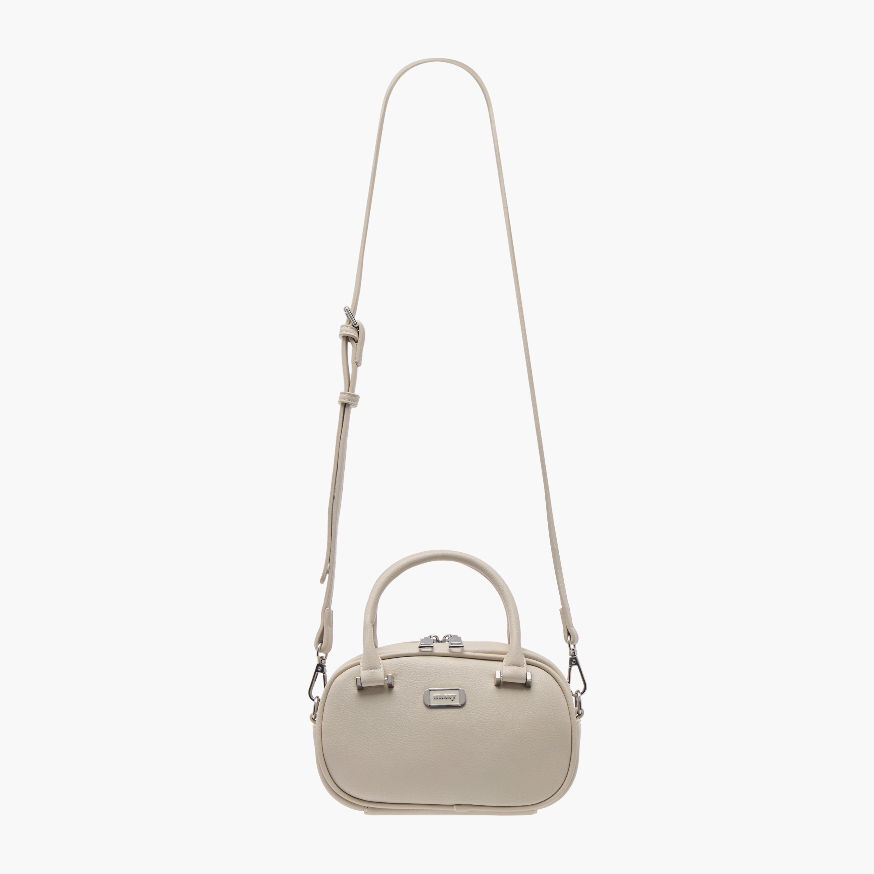 شنطة توتي بارزة الملمس بحزام قابل للتعديل وسحاب إغلاق من ميسي-women-bagsandwallets-handbags-image-2