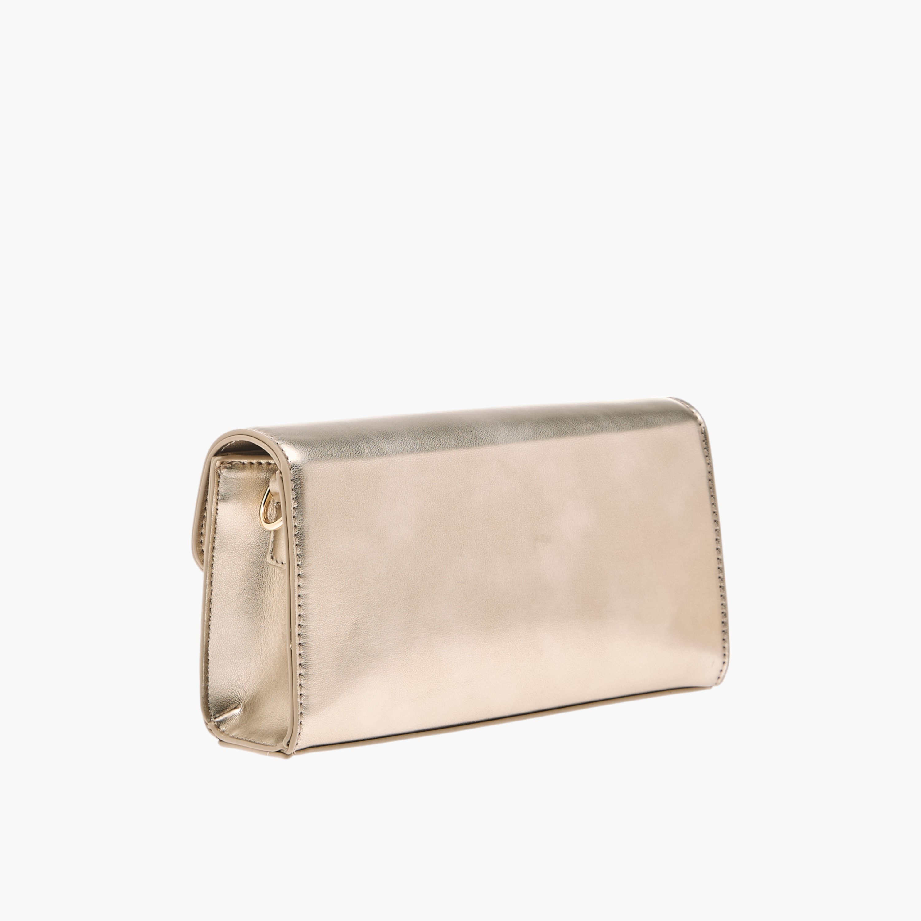 Missy Logo Embossed Crossbody Bag with Detachable Strap and Flap Closure-women-bagsandwallets-handbags-image-3