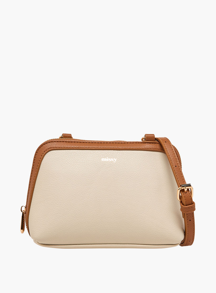 شنطة كروس بودي متعددة التصاميم بحزام قابل للفصل وسحاب إغلاق من ميسي-women-bagsandwallets-handbags-image-1