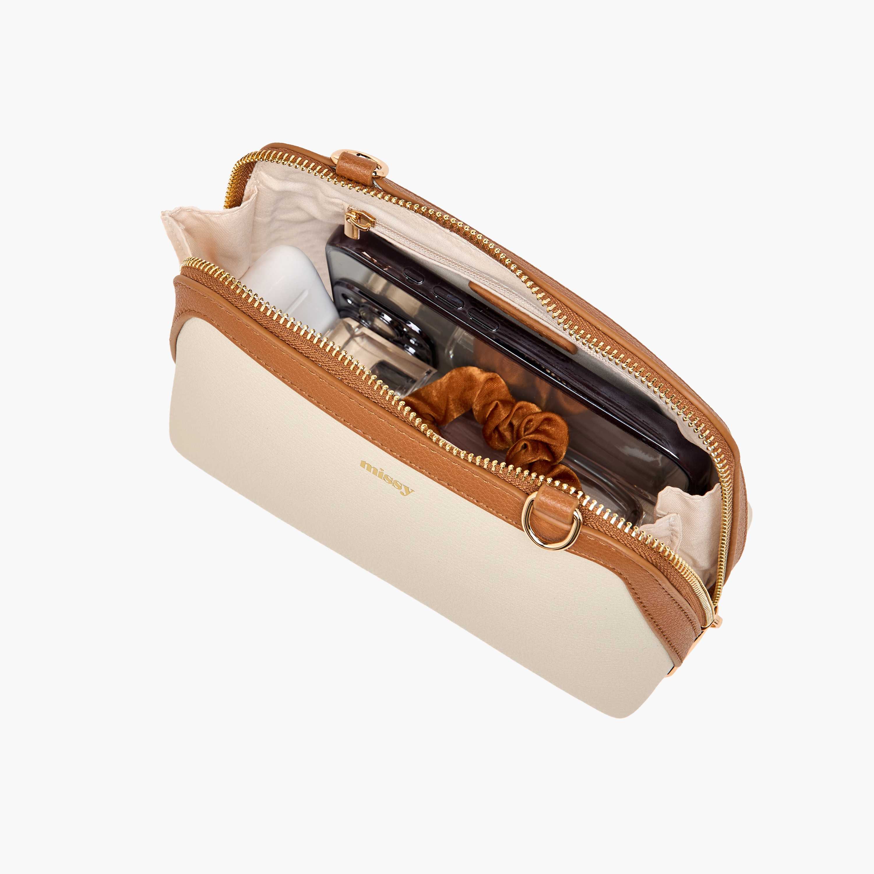 شنطة كروس بودي متعددة التصاميم بحزام قابل للفصل وسحاب إغلاق من ميسي-women-bagsandwallets-handbags-image-8