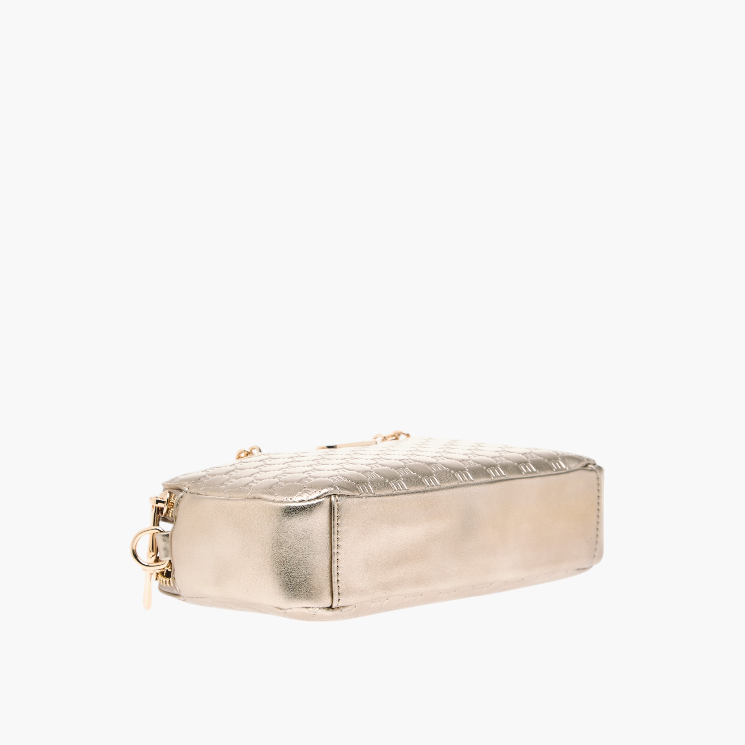 شنطة كروس بودي بحزام قابل للفصل وسحاب إغلاق ونقوش شعار من ميسي-women-bagsandwallets-handbags-image-6