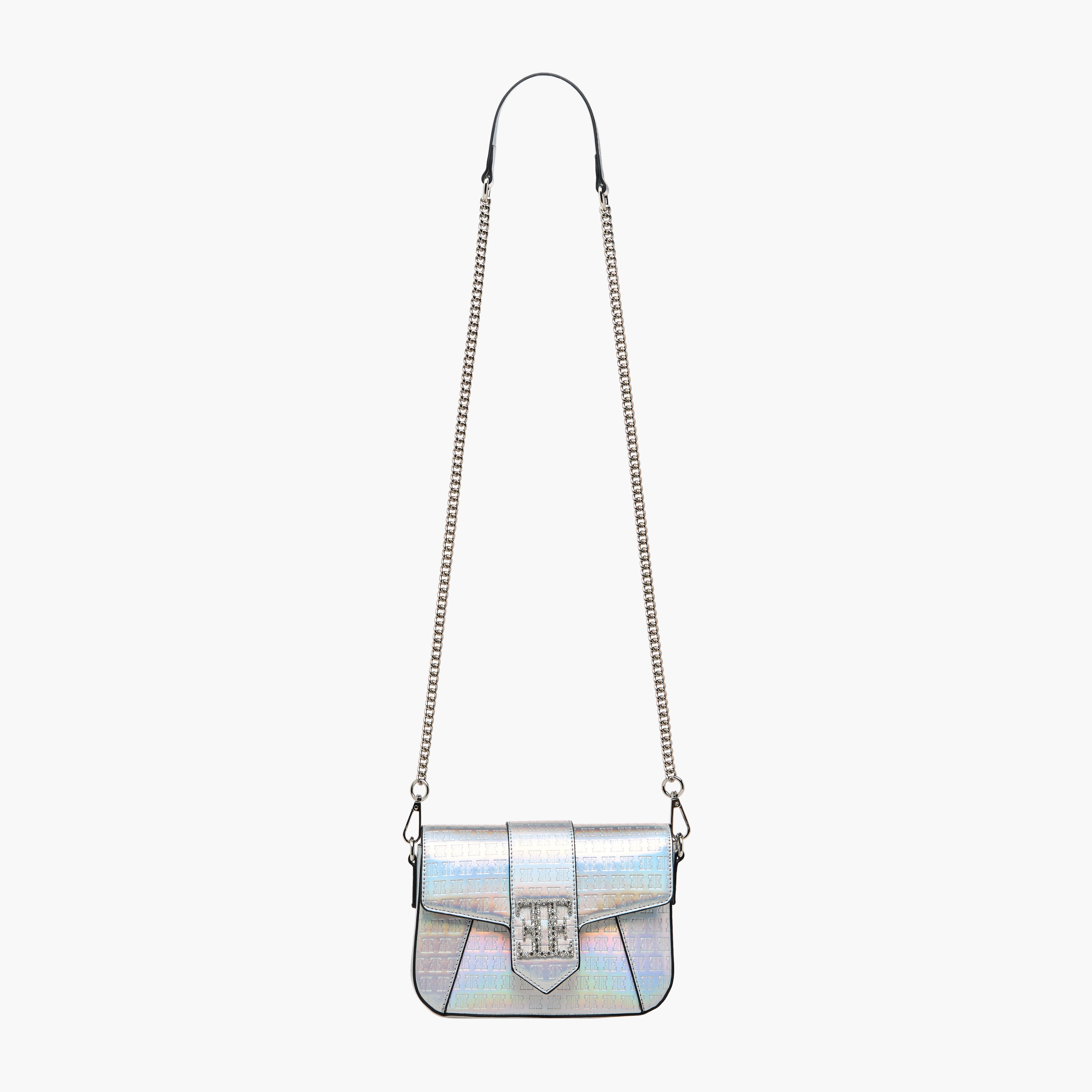 شنطة كروس بودي بنقوش مونوجرام وحزام سلسلة قابل للفصل من إيل-women-bagsandwallets-handbags-image-2