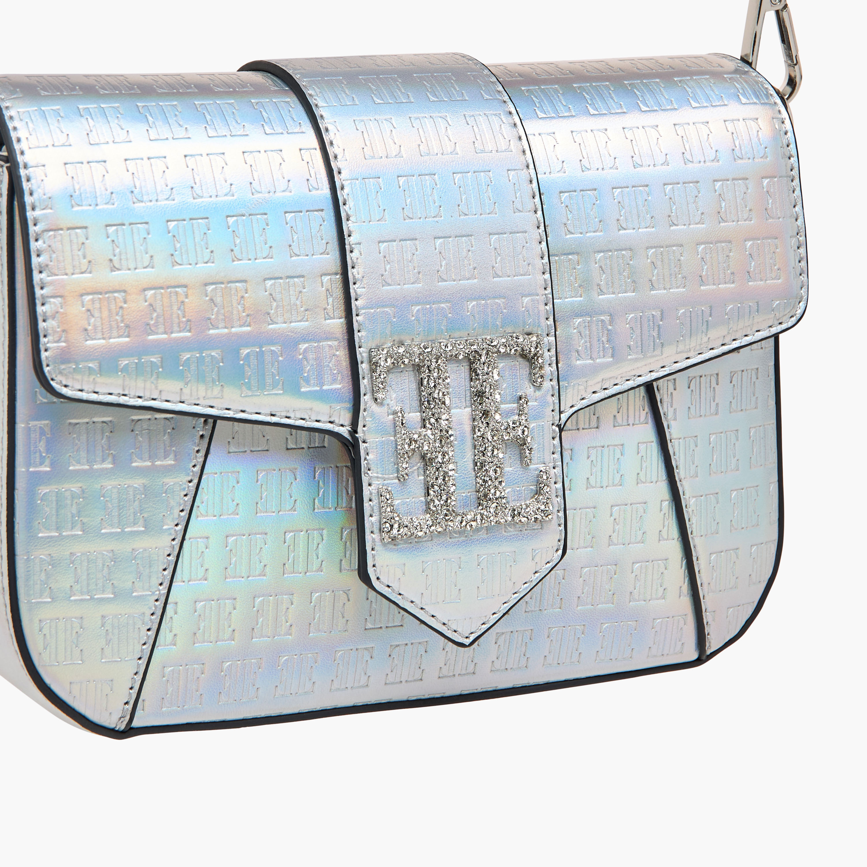 شنطة كروس بودي بنقوش مونوجرام وحزام سلسلة قابل للفصل من إيل-women-bagsandwallets-handbags-image-4
