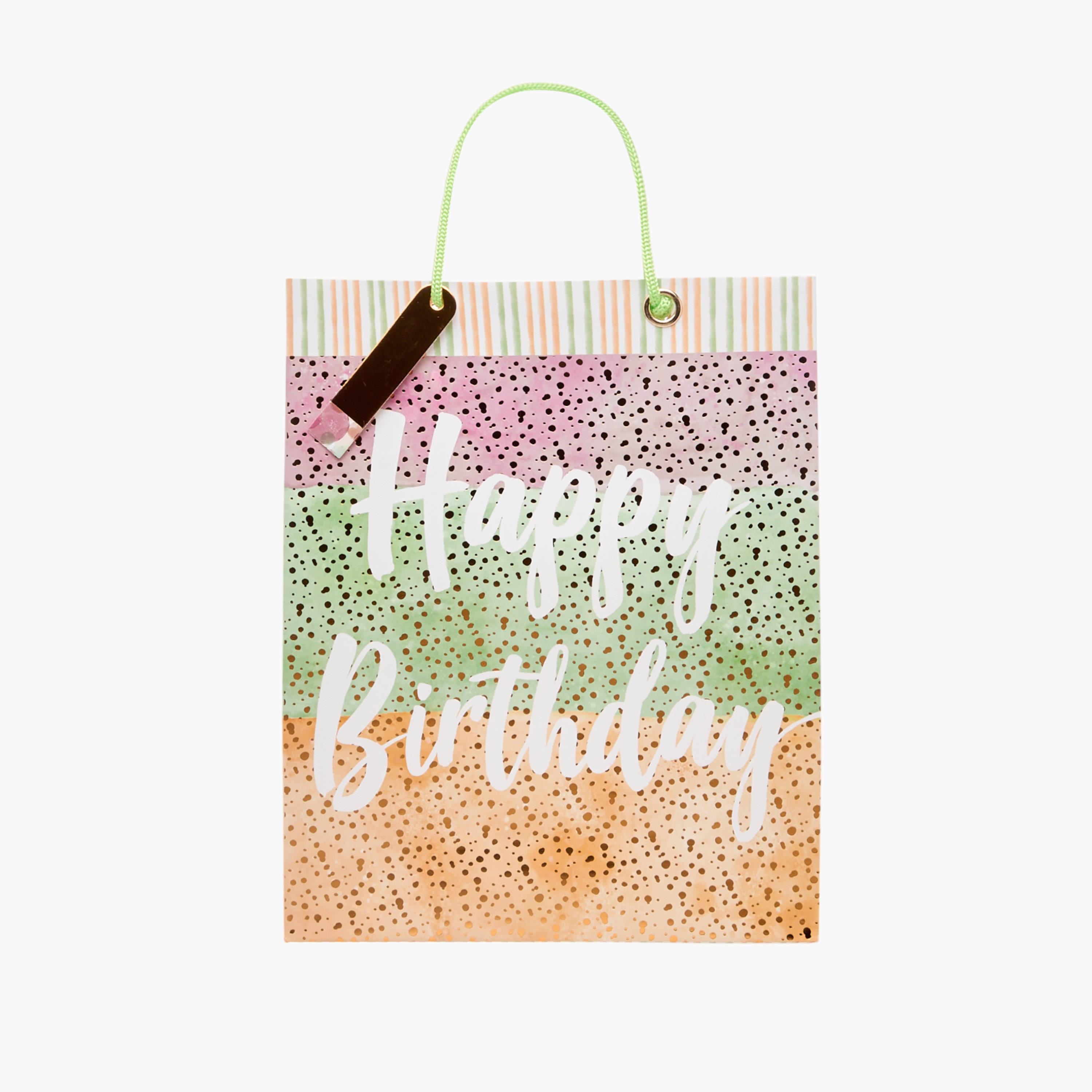 شنطة هدايا ورق بطبعات عيد ميلاد سعيد - كبيرة جدًا-household-giftingaccessories-giftings-image-1