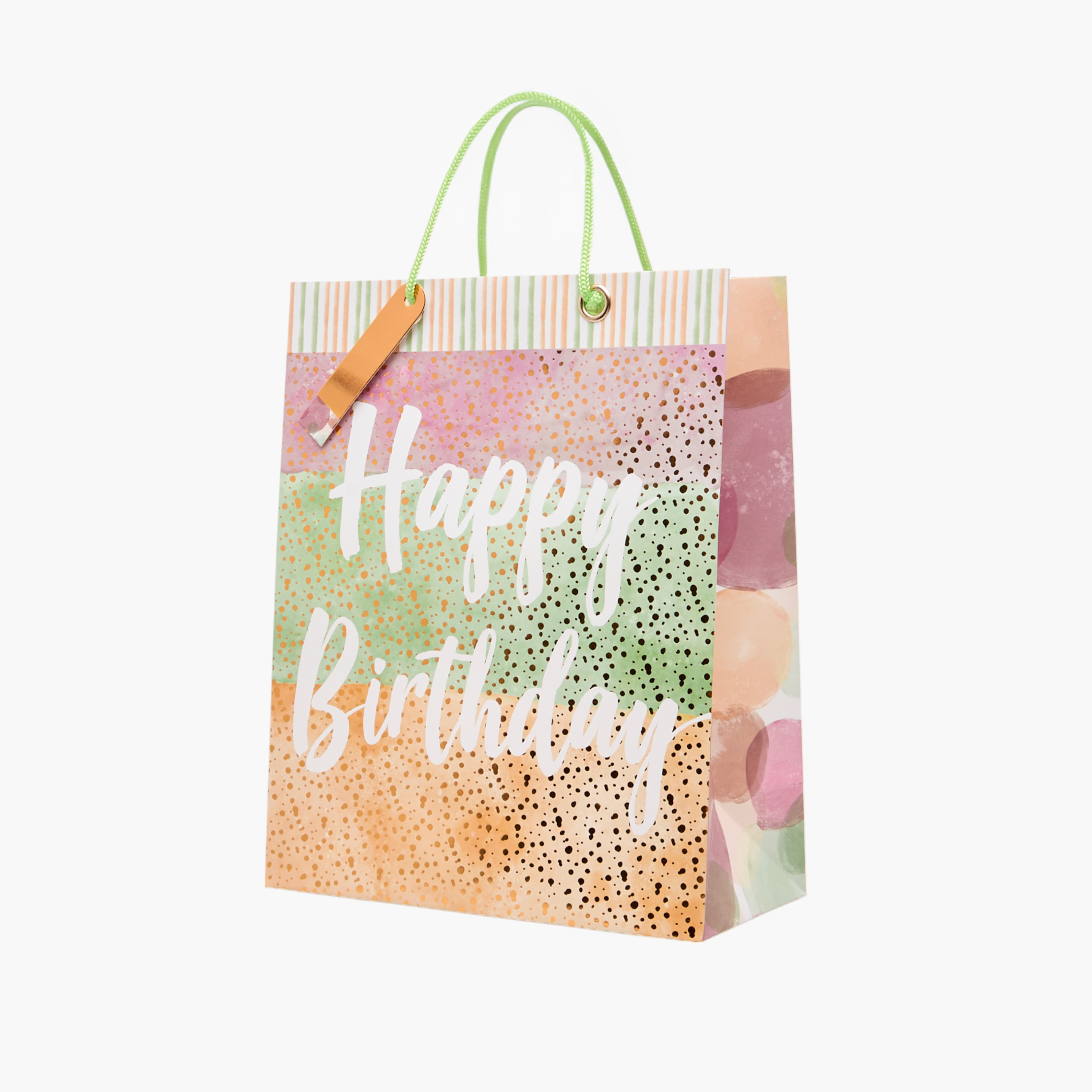 Happy Birthday Print Paper Gift Bag - XL-household-giftingaccessories-giftings-image-2