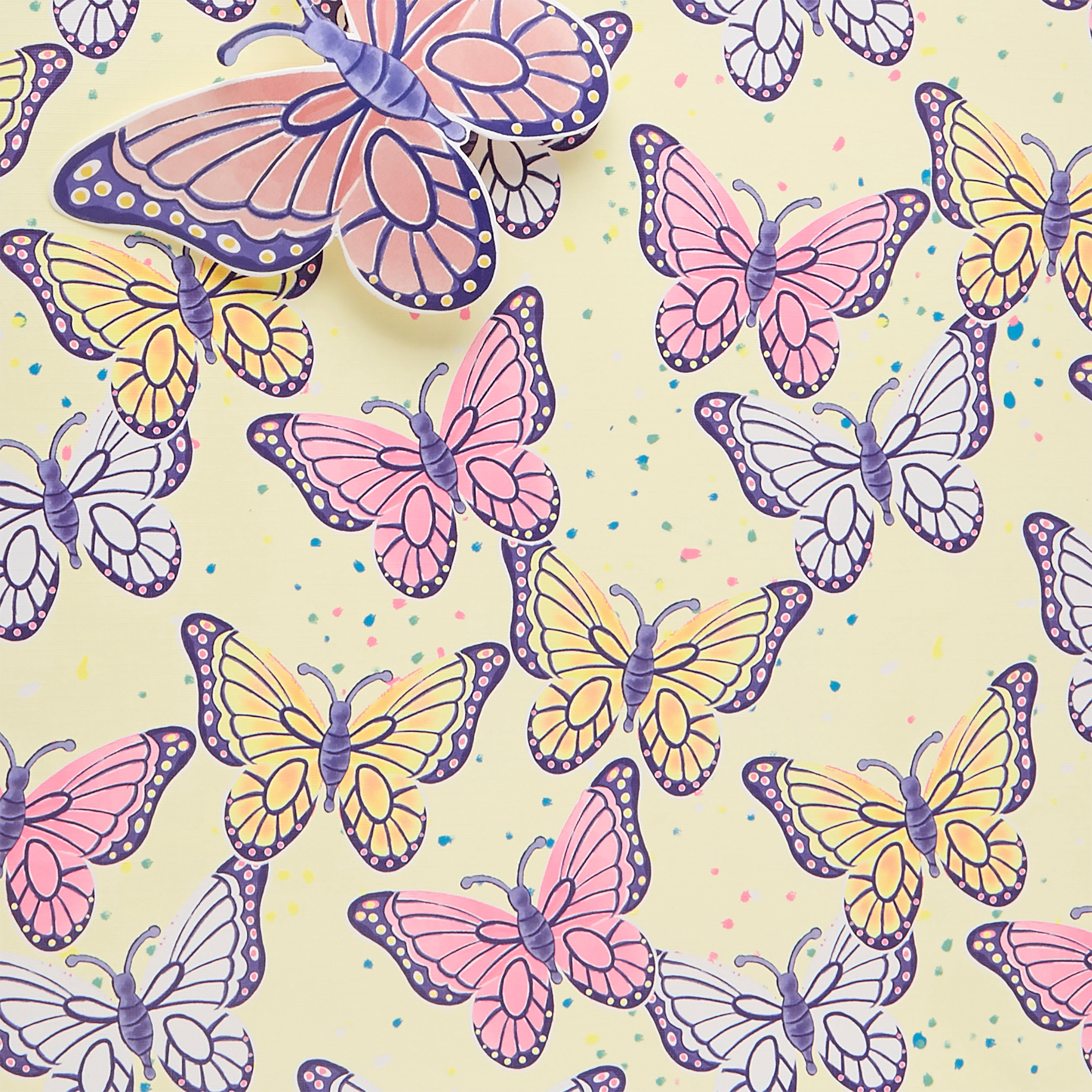شنطة هدايا كبيرة جدًا بطبعات فراشة من فايندز-household-giftingaccessories-giftings-image-3