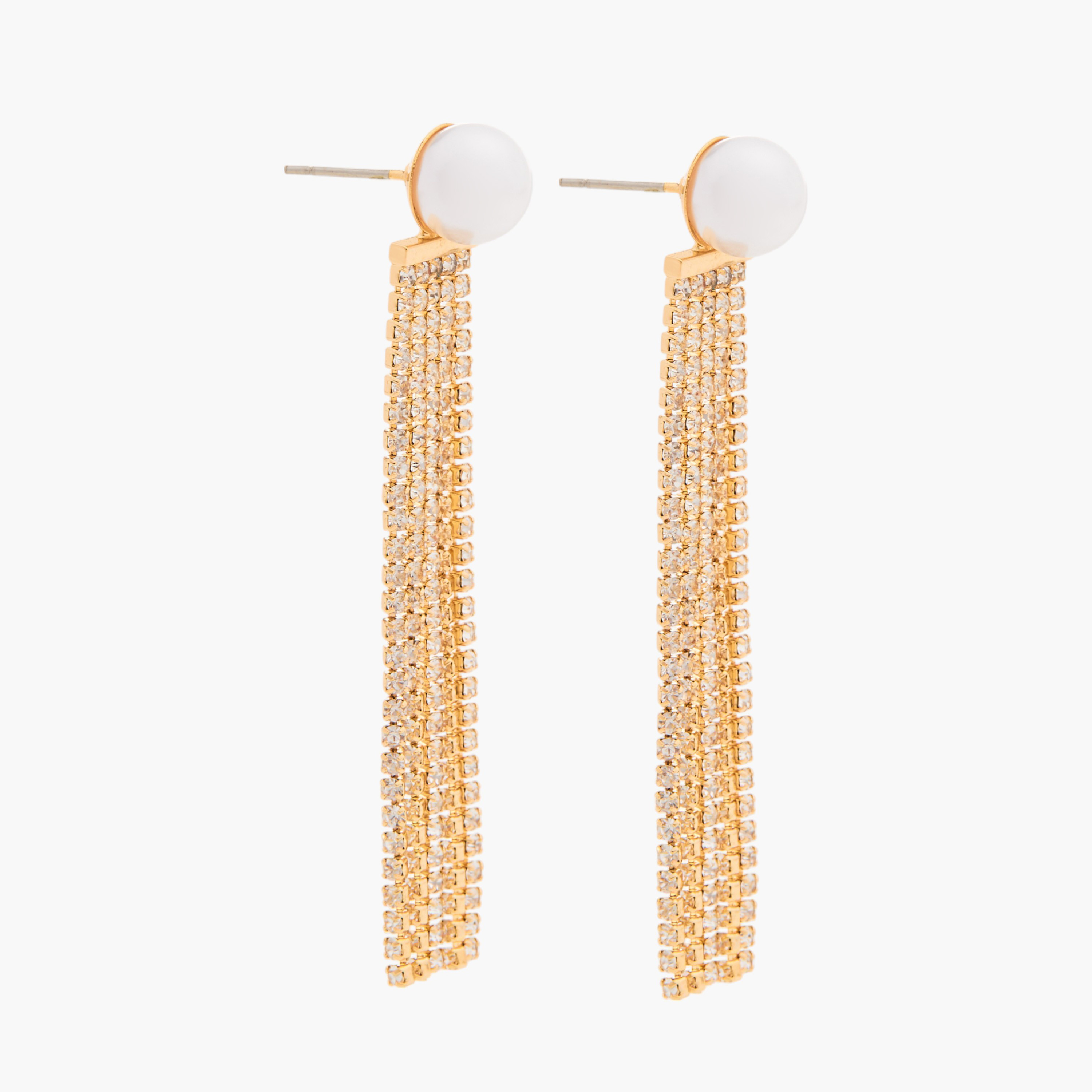 Embellished Dangler Earrings with Pushback Closure-women-watchesandjewellery-jewellery-earrings-image-3