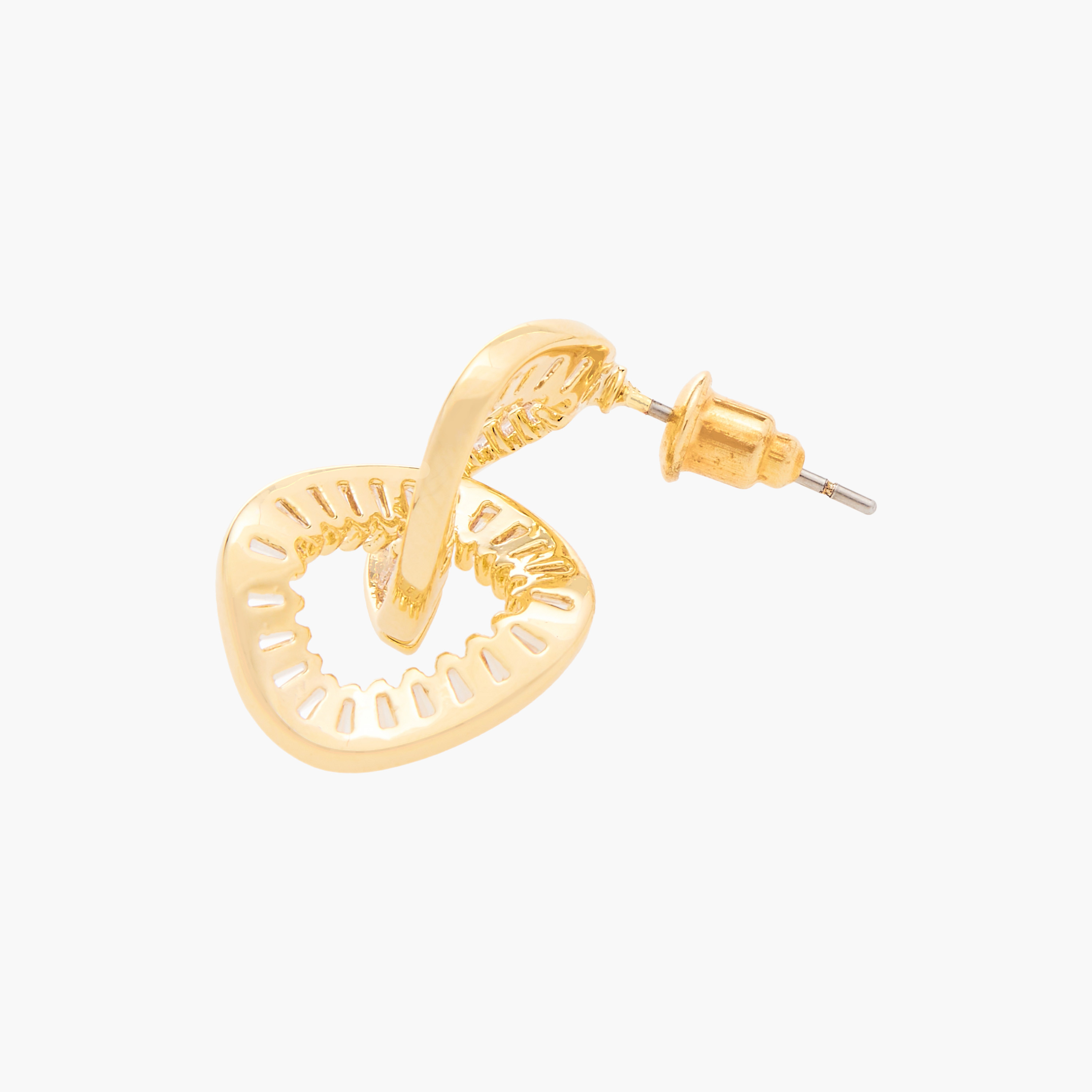 Stone Embellished Inter Loop Earrings with Pushback Closure-women-watchesandjewellery-jewellery-earrings-image-4
