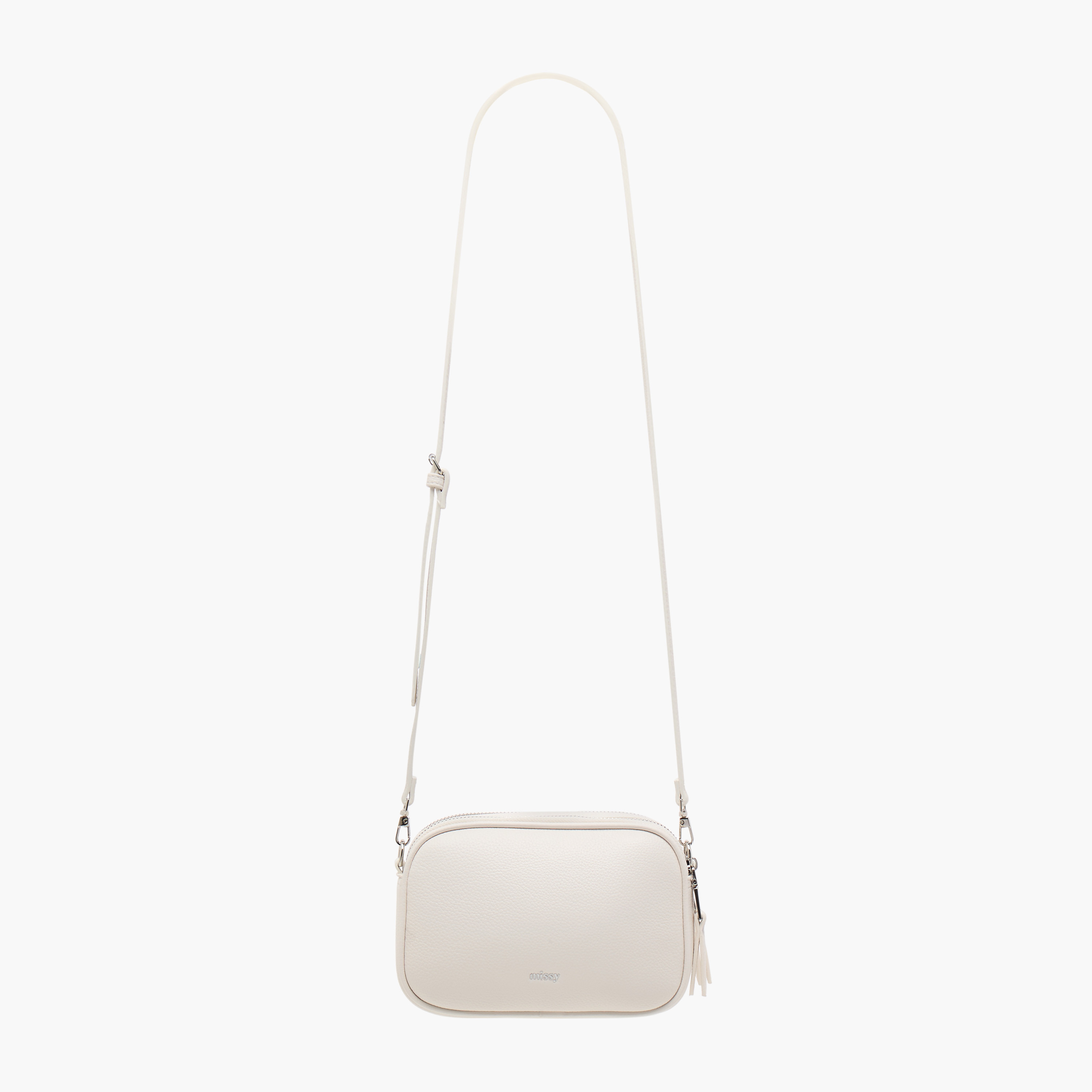 شنطة كروس بودي بارزة الملمس بسحاب إغلاق وحزام قابل للتعديل من ميسي-women-bagsandwallets-handbags-image-2