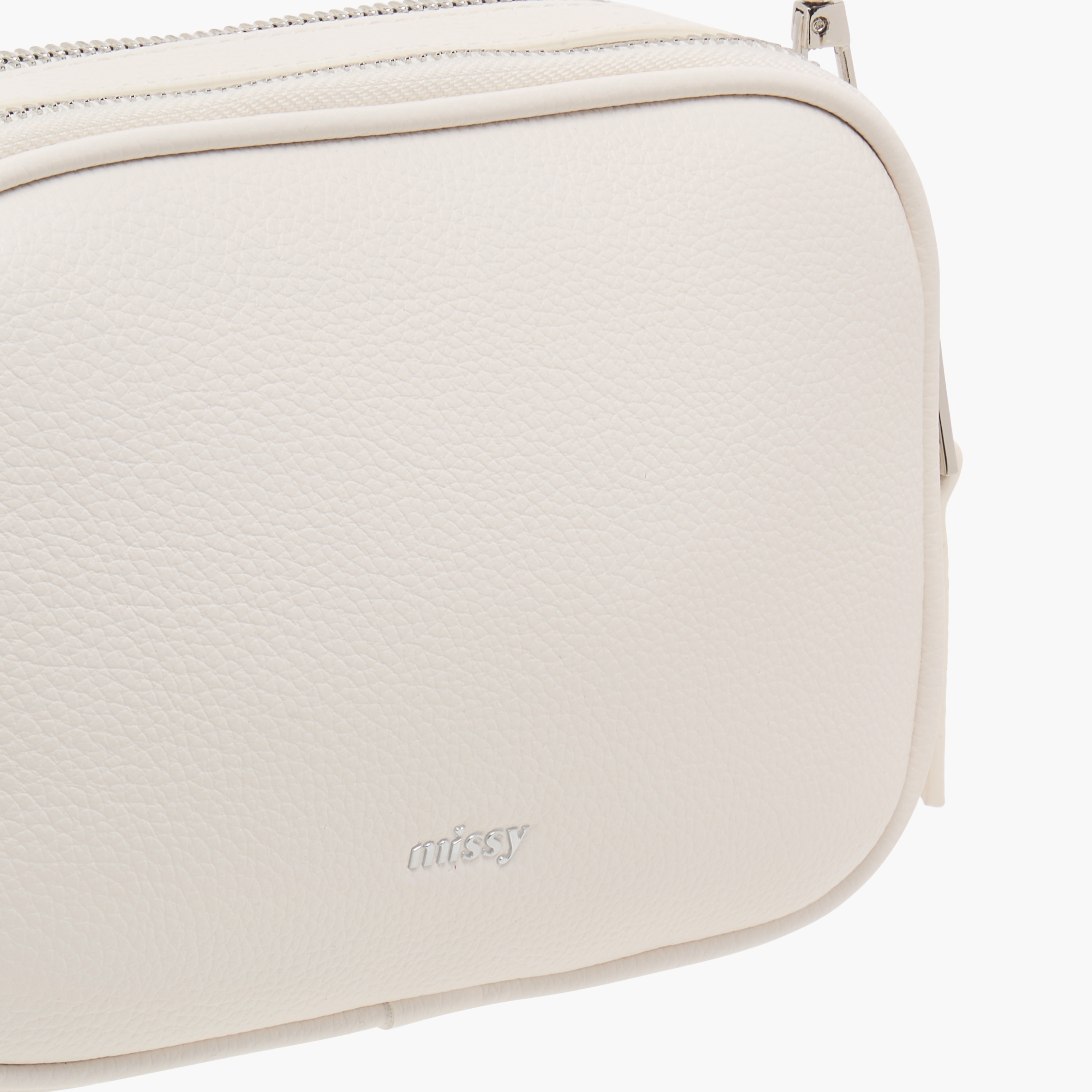 شنطة كروس بودي بارزة الملمس بسحاب إغلاق وحزام قابل للتعديل من ميسي-women-bagsandwallets-handbags-image-3
