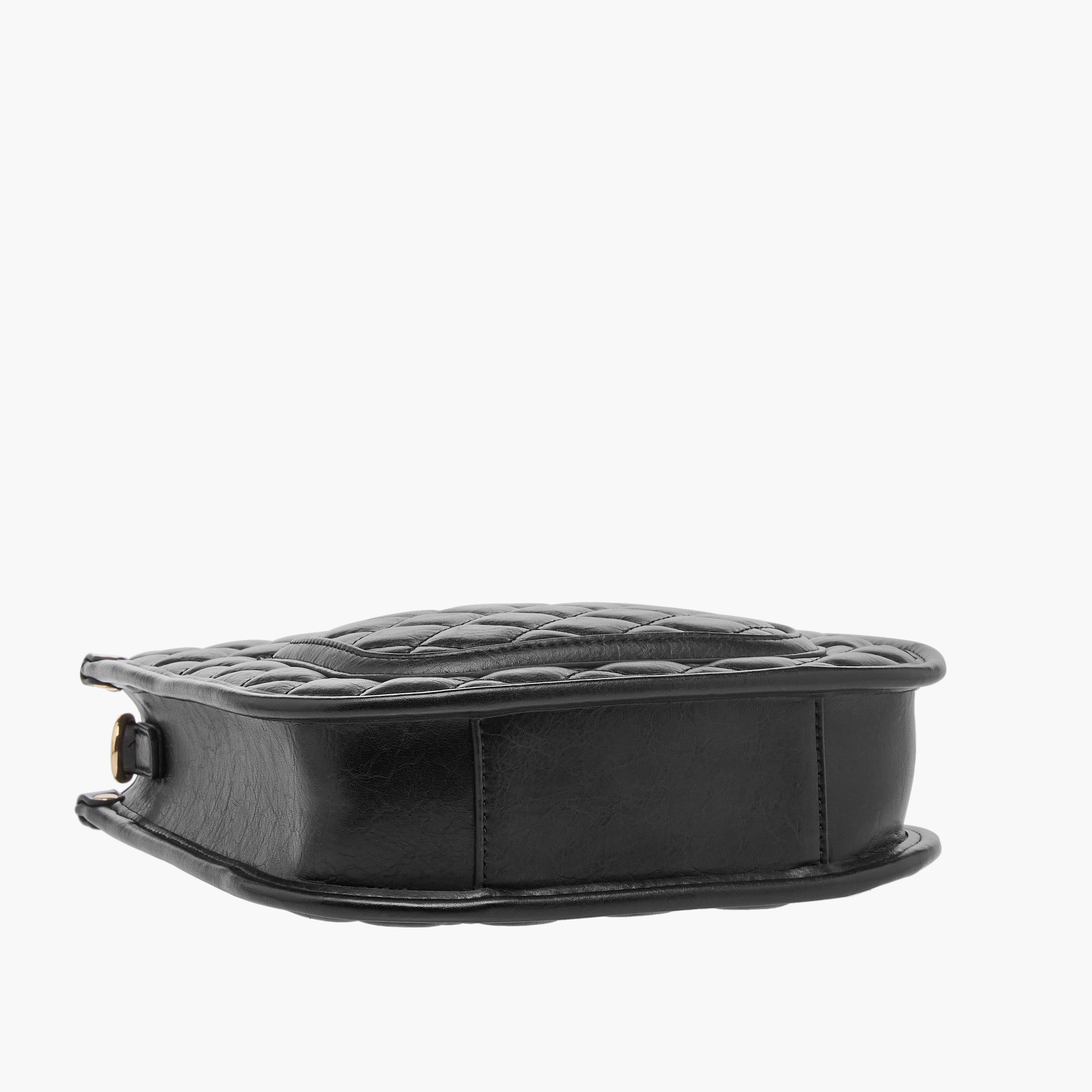 Celeste Quilted Shoulder Bag with Zip Closure and Chain Braided Strap-women-bagsandwallets-handbags-image-6