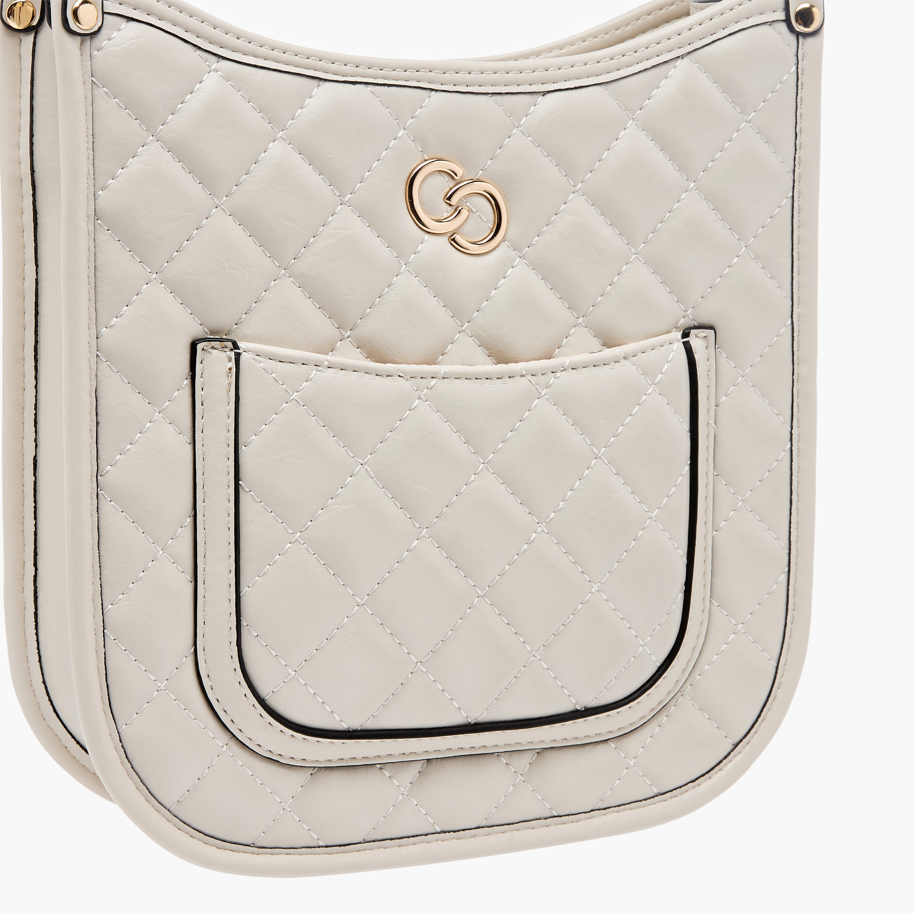 شنطة كتف مبطّنة بحزام سلسلة مضفّر وسحّاب إغلاق من سيليست-women-bagsandwallets-handbags-image-4