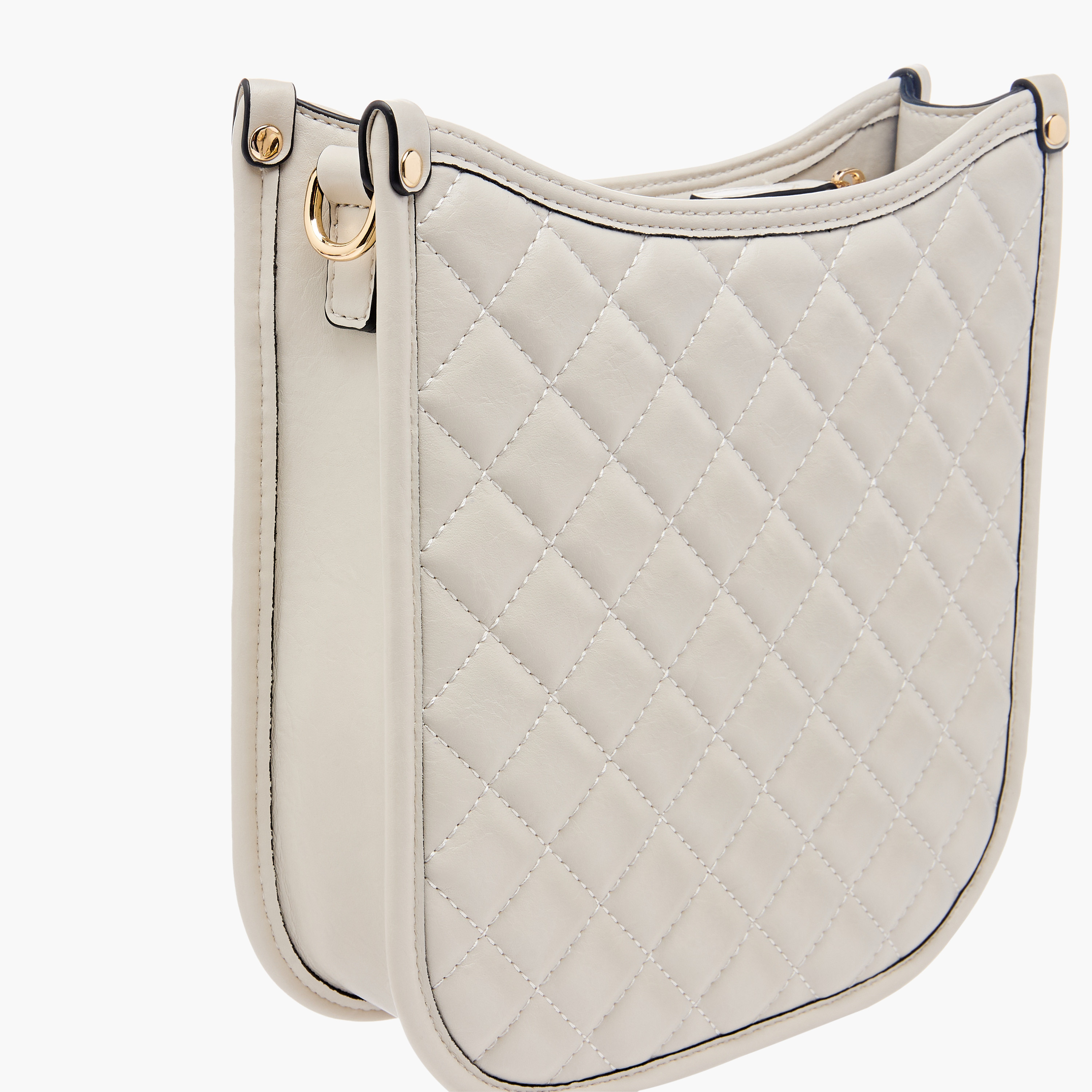شنطة كتف مبطّنة بحزام سلسلة مضفّر وسحّاب إغلاق من سيليست-women-bagsandwallets-handbags-image-5