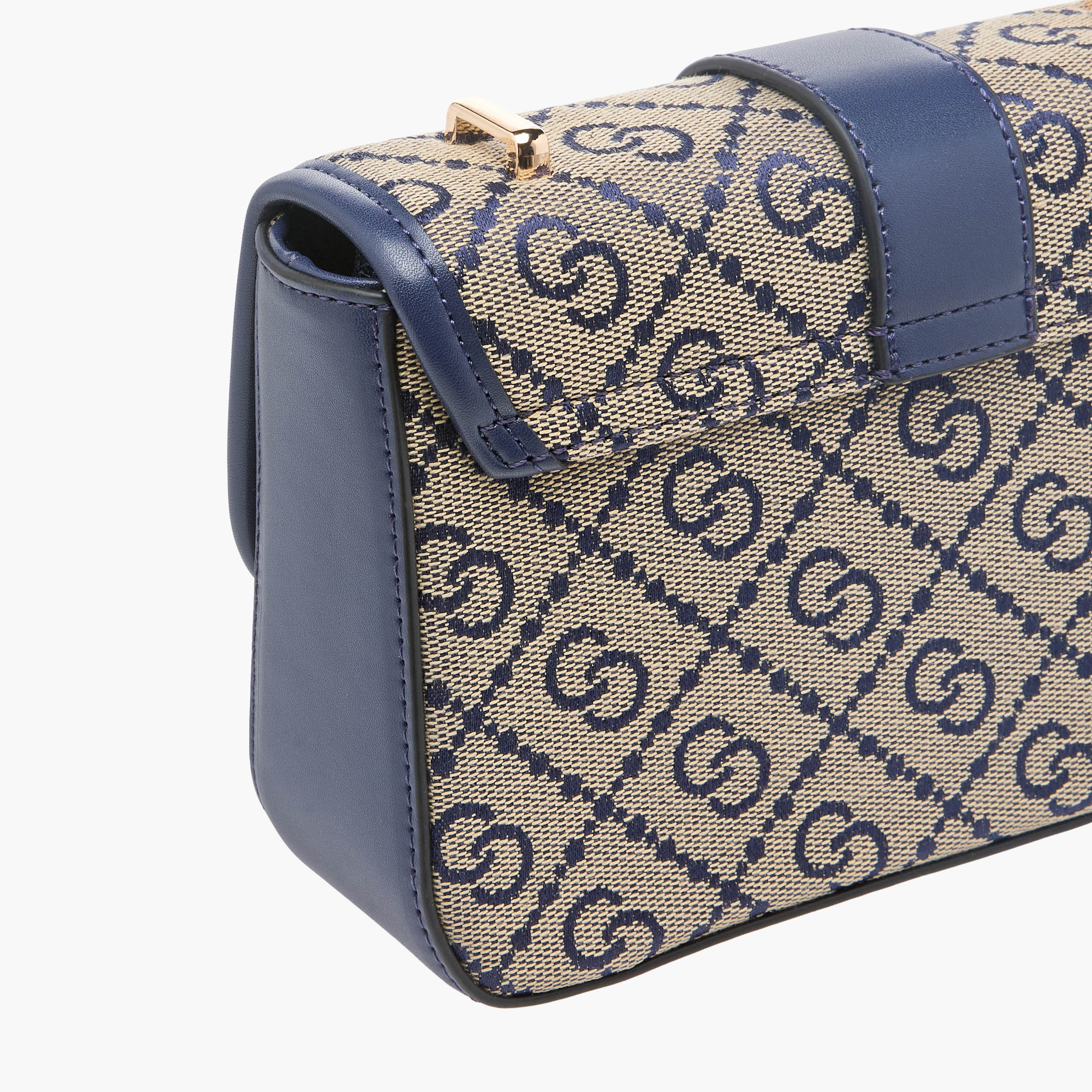 Celeste Jacquard Monogram Crossbody Bag with Button Closure and Adjustable Strap-women-bagsandwallets-handbags-image-5
