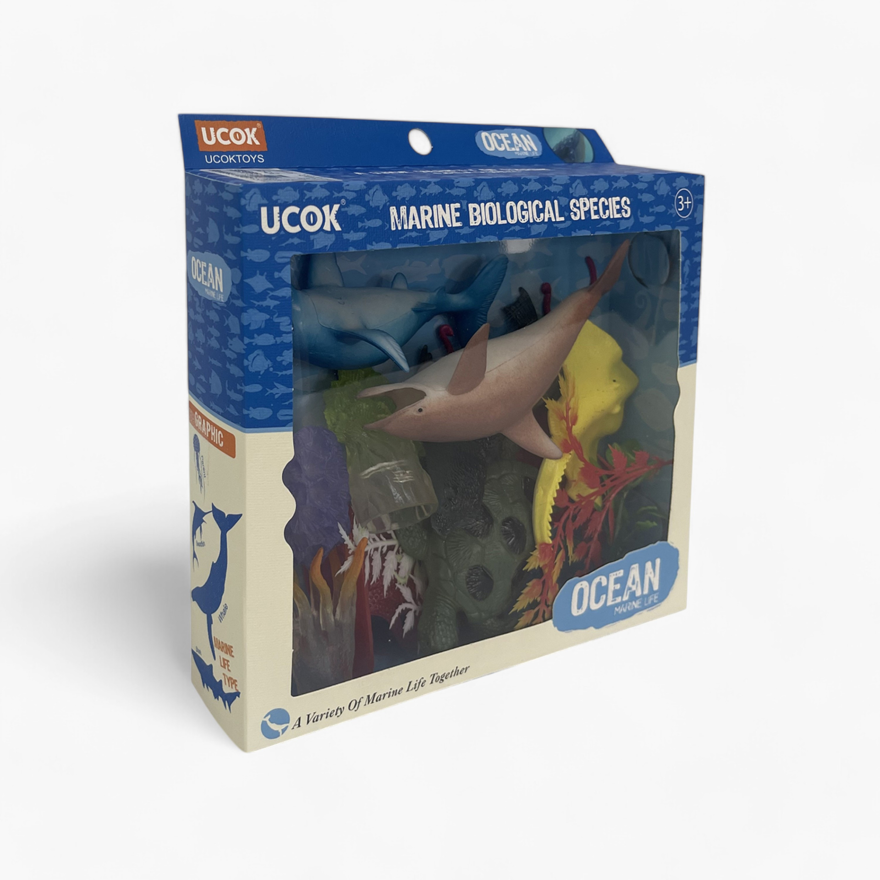 UCOK 12-Piece Marine Biological Species Figurine Set-toys-playfigures-actionfigures-image-2
