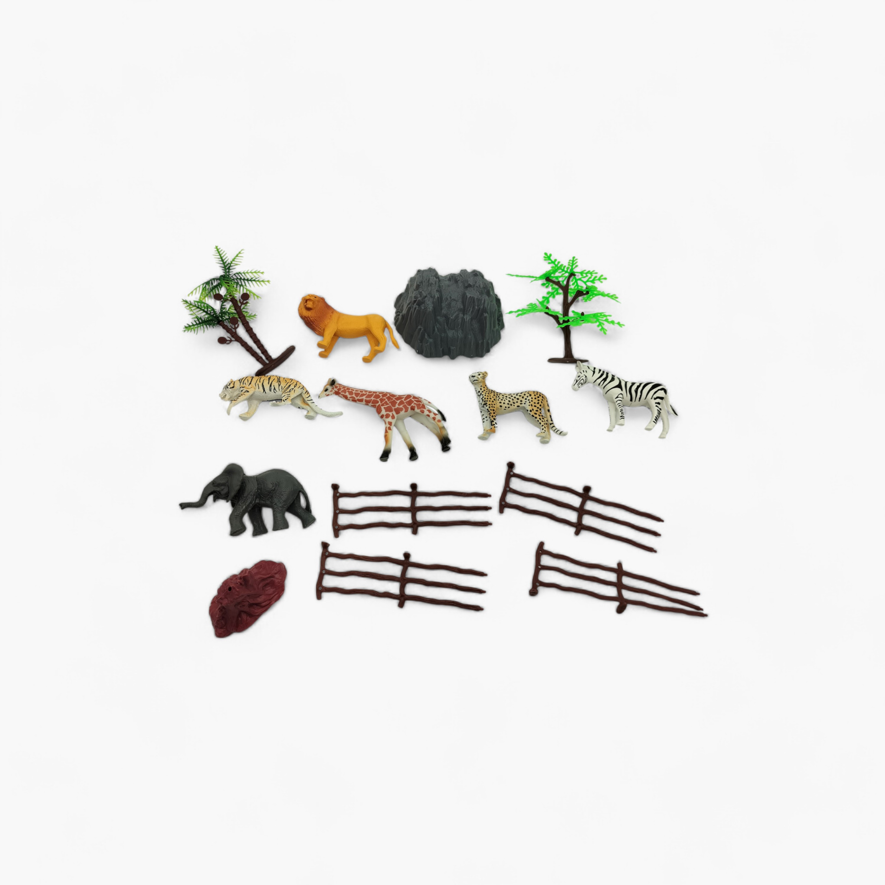 UCOK 13-Piece Wildlife Toys Set with Storage Egg-toys-playfigures-animals-image-1