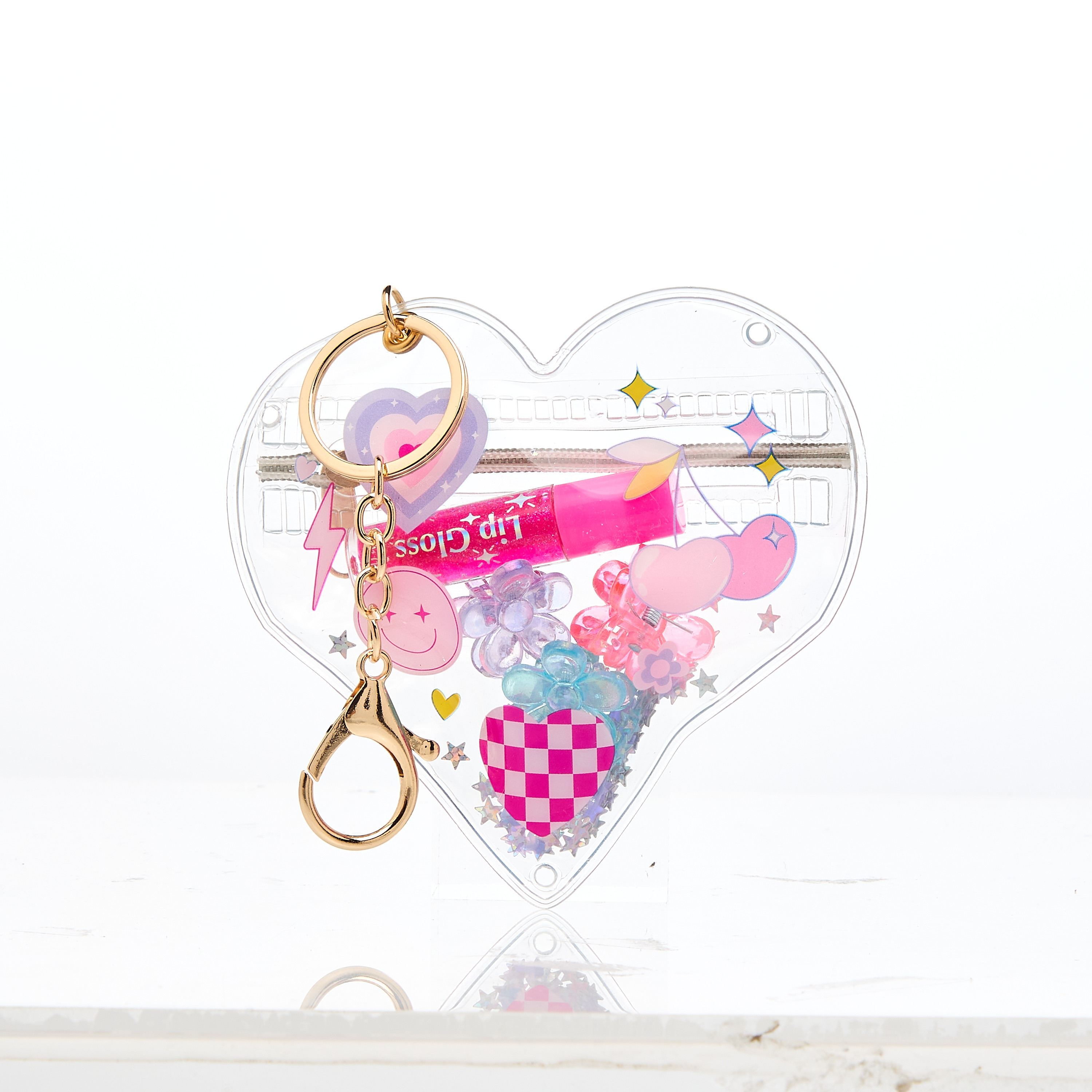 Charmz Quilted Crossbody Bag with Lipgloss and Hair Clamps-toys-roleplay-makeupandcosmeticsets-image-4