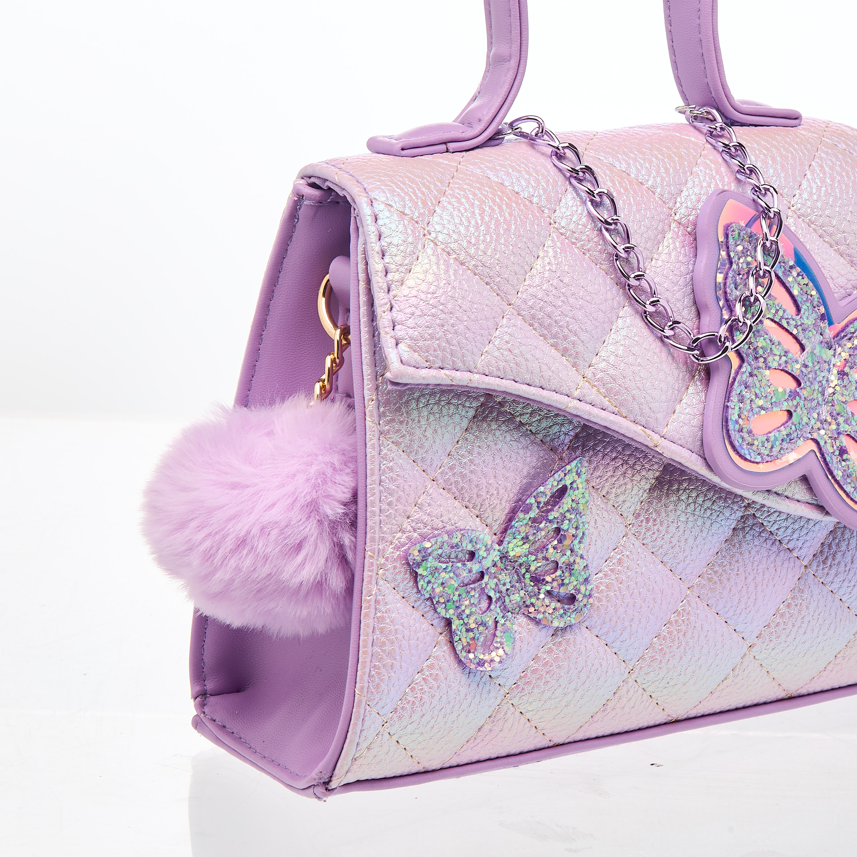 Charmz Quilted Crossbody Bag with Lipgloss and Hair Clamps-toys-roleplay-makeupandcosmeticsets-image-6