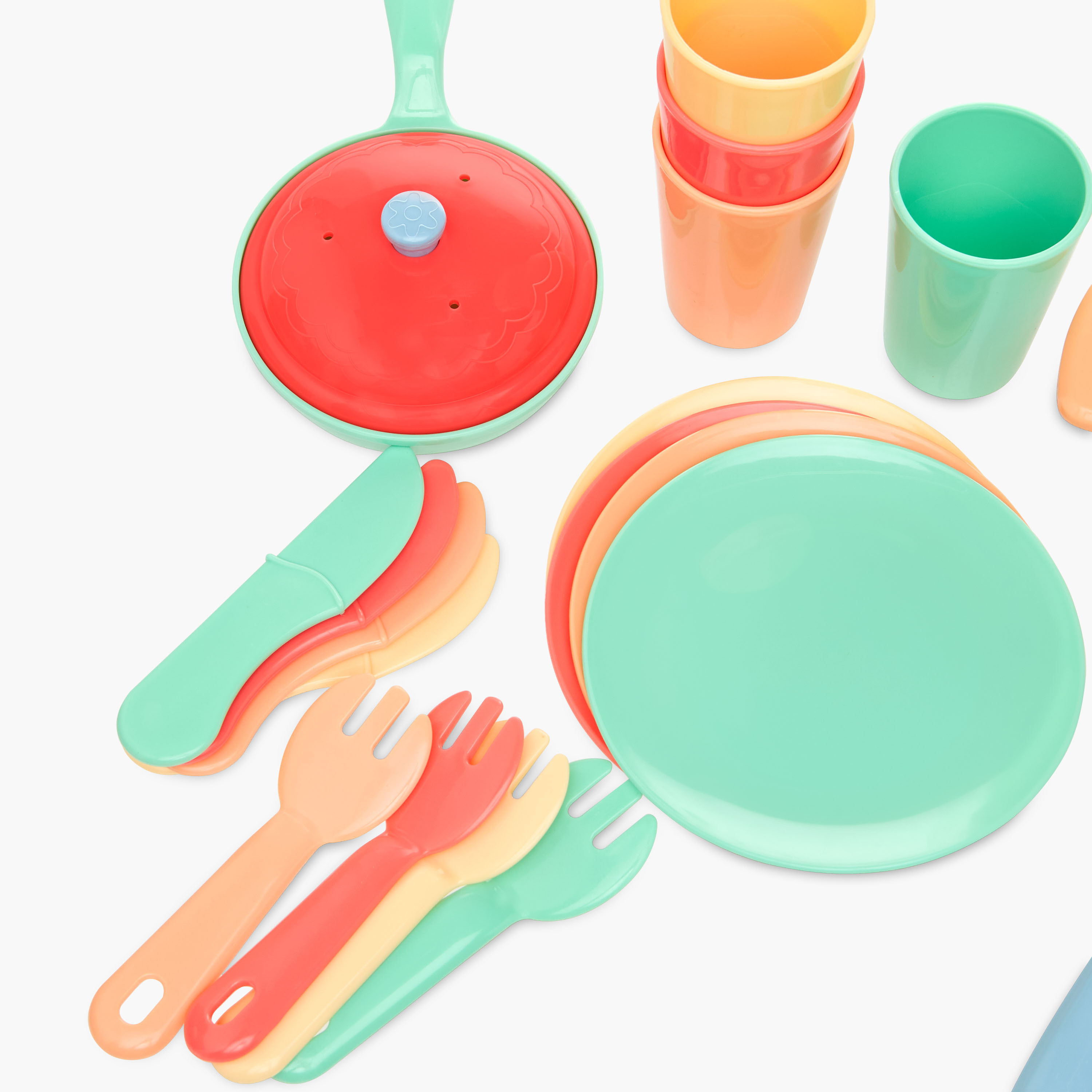 Playgo 23-Piece Dish Drainer and Kitchenware Playset-toys-roleplay-kitchensets-image-2