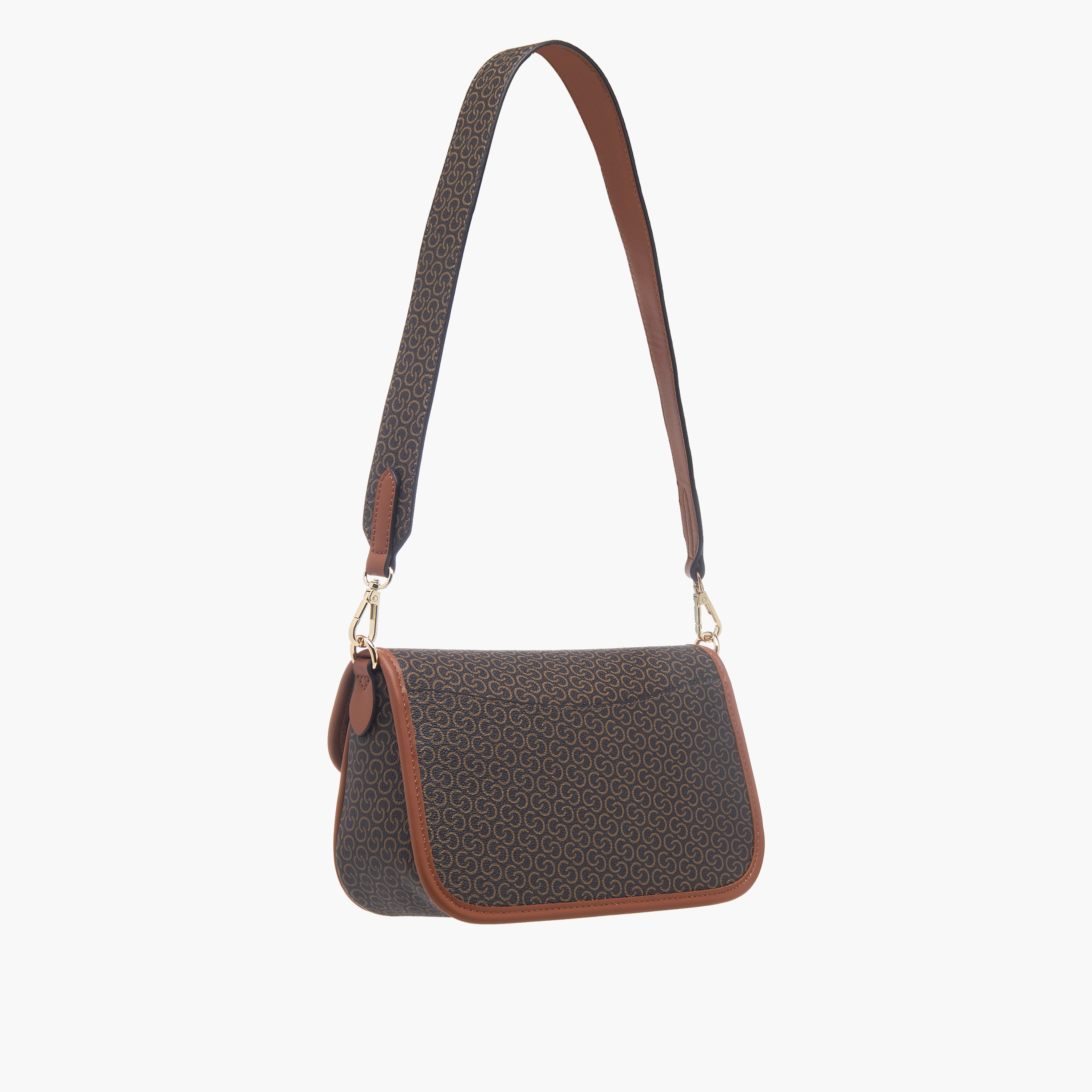 Celeste All-Over Monogram Print Crossbody Bag with Detachable Strap and Flap Closure-women-bagsandwallets-handbags-image-3