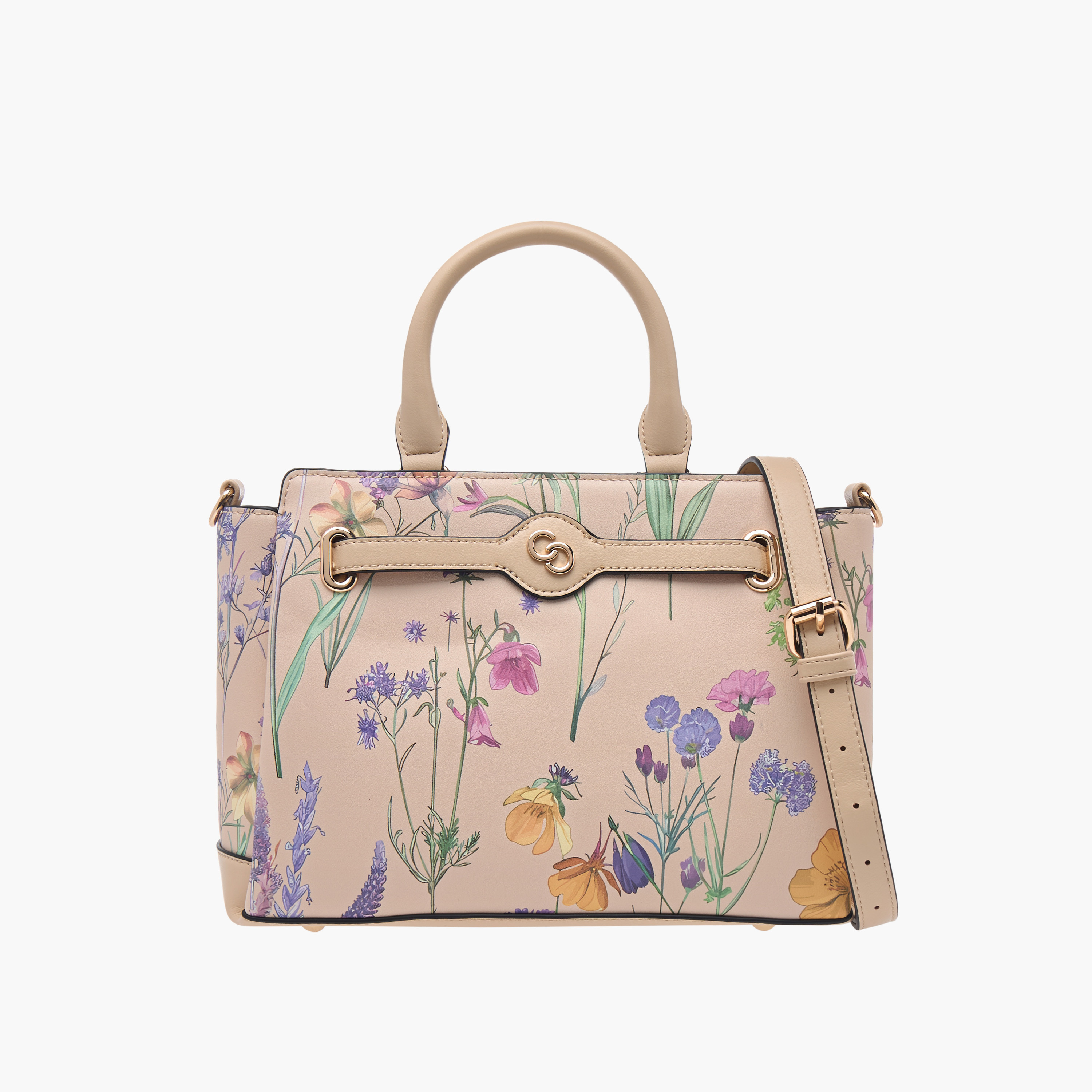 شنطة توتي بمقابض مزدوجة وسحاب إغلاق وطبعات زهرية من ميسي-women-bagsandwallets-handbags-image-1