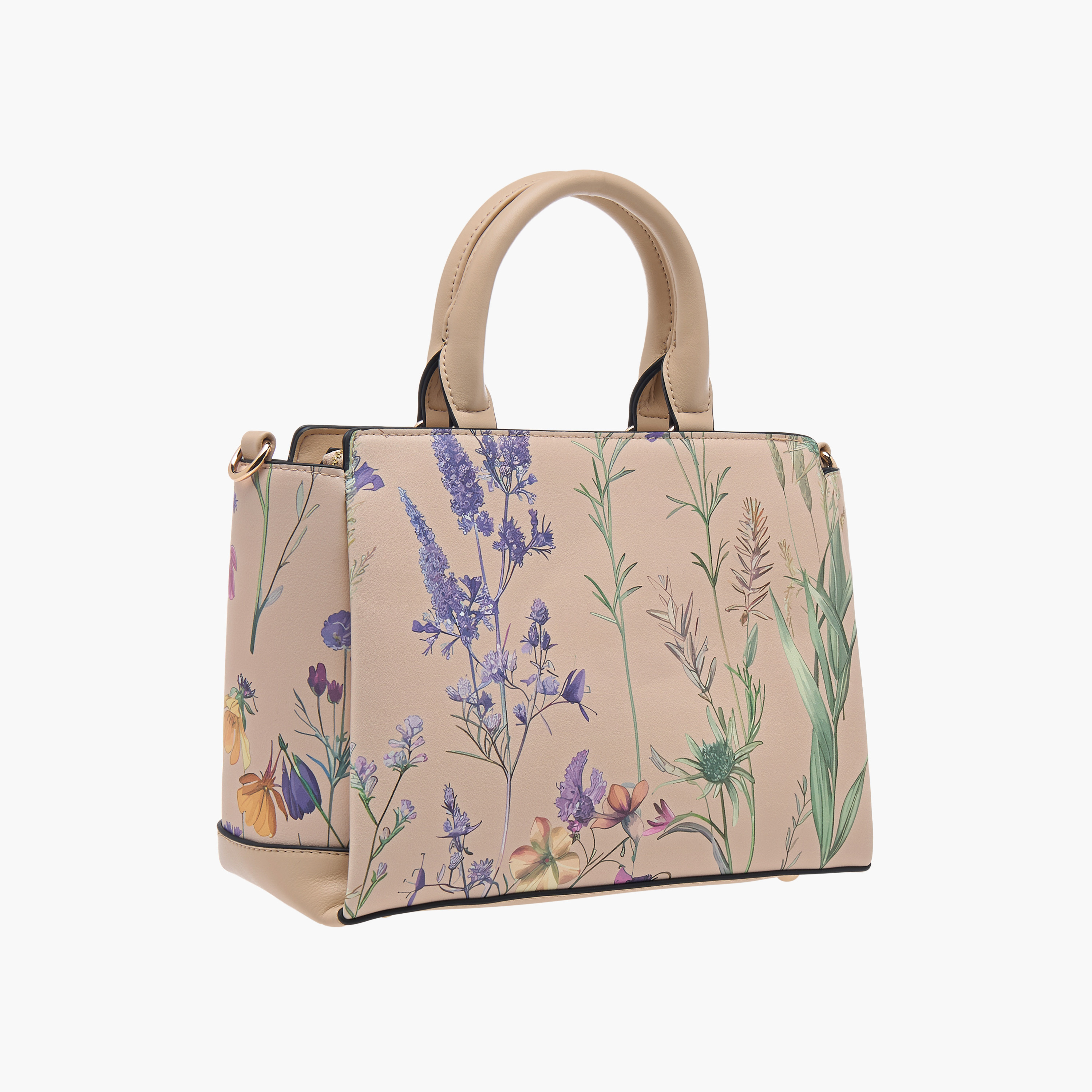 شنطة توتي بمقابض مزدوجة وسحاب إغلاق وطبعات زهرية من ميسي-women-bagsandwallets-handbags-image-3