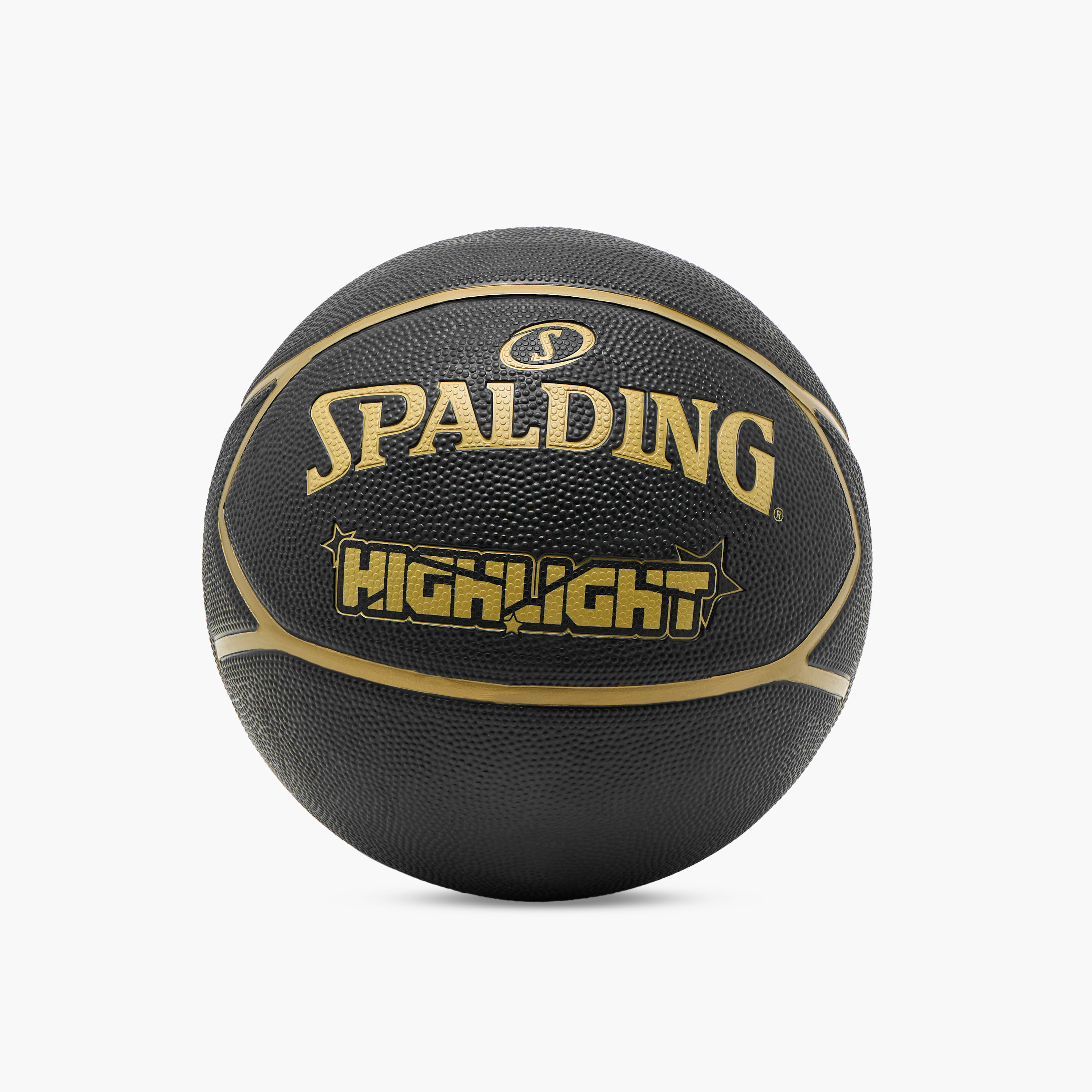 Spalding Highlight Rubber Basketball - Size 7-toys-outdoor-sports-image-1