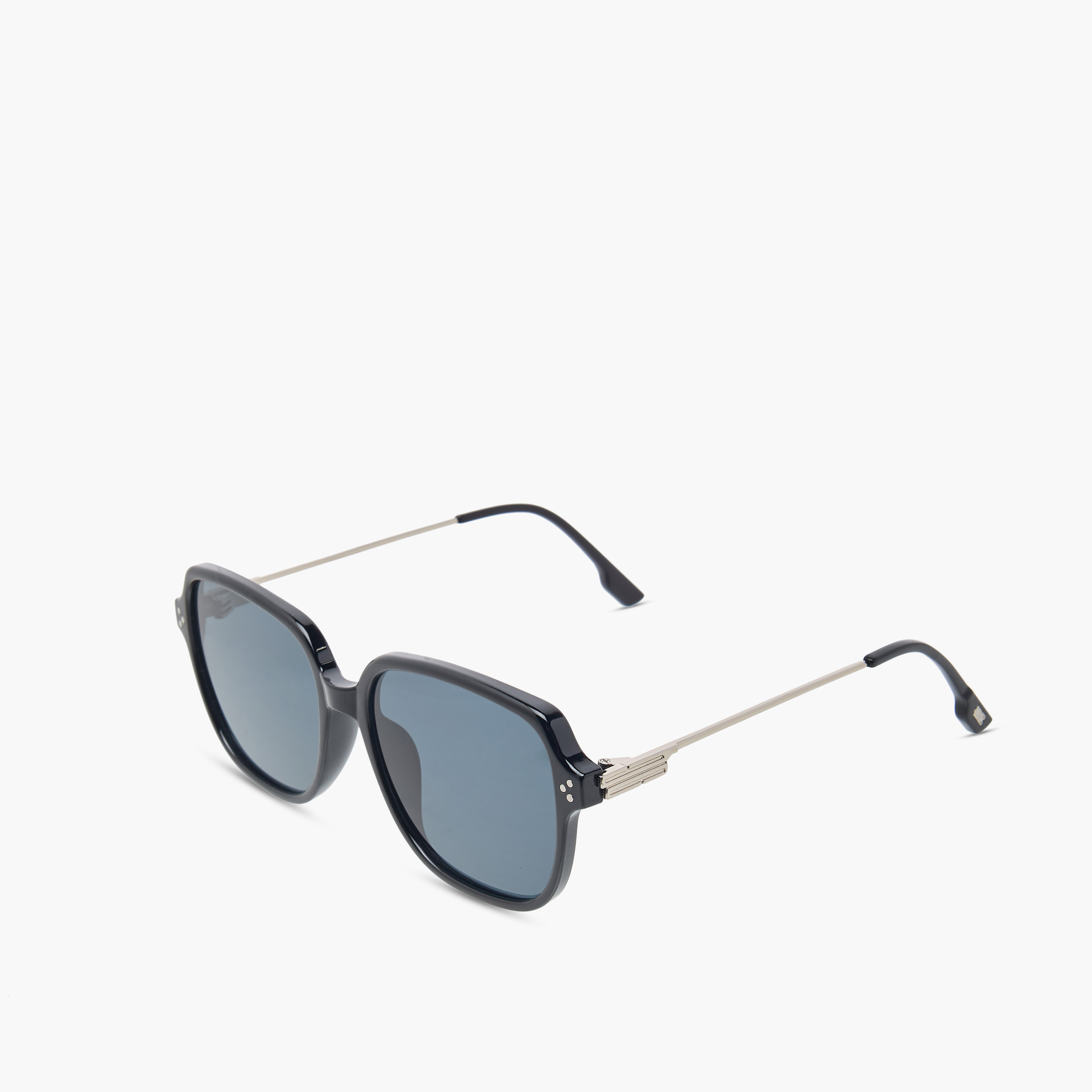 نظارة شمسية بإطار كامل سادة وعدسات ملونة-women-sunglasses-image-1