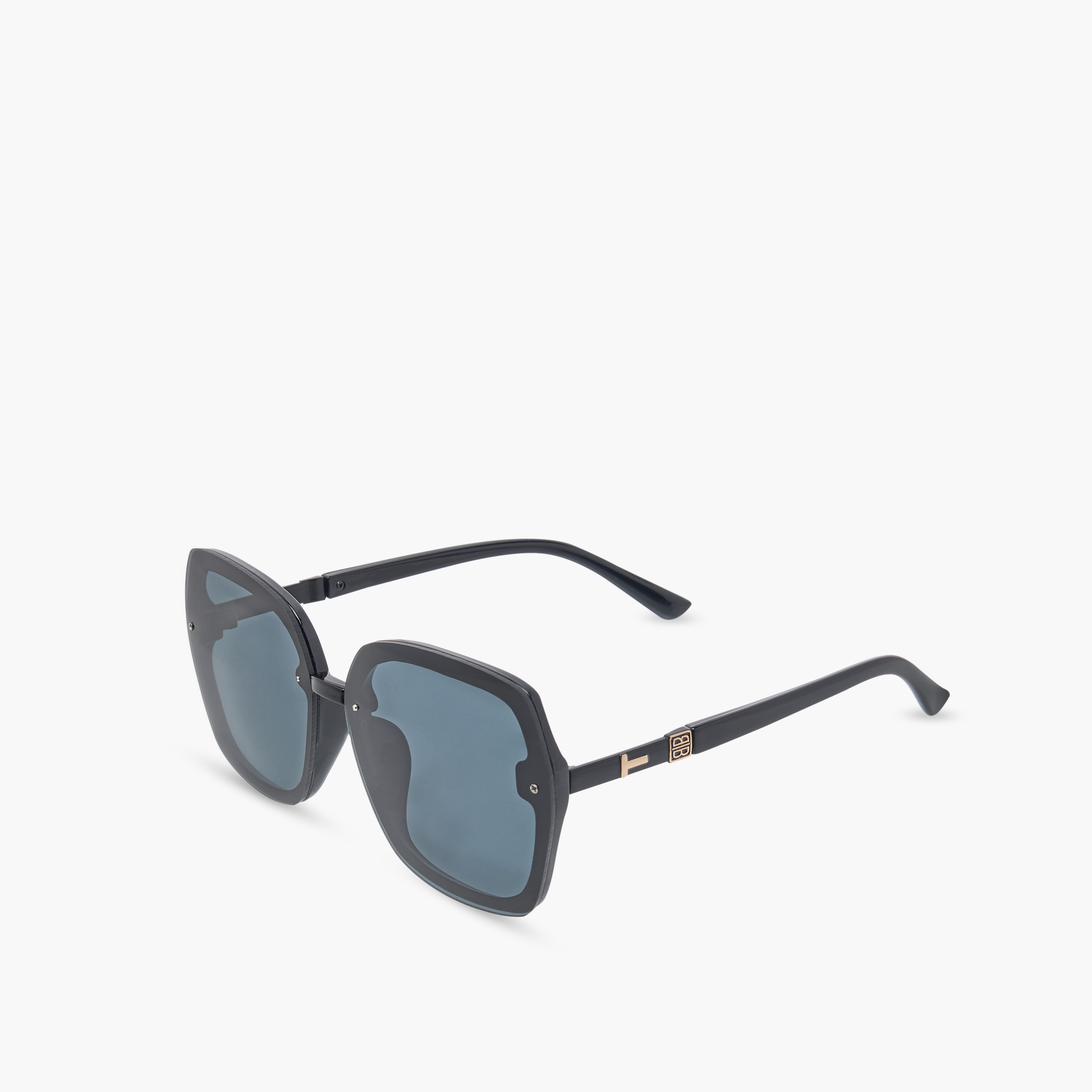 نظارة شمسية بعدسات ملونة وإطار كامل-women-sunglasses-image-1