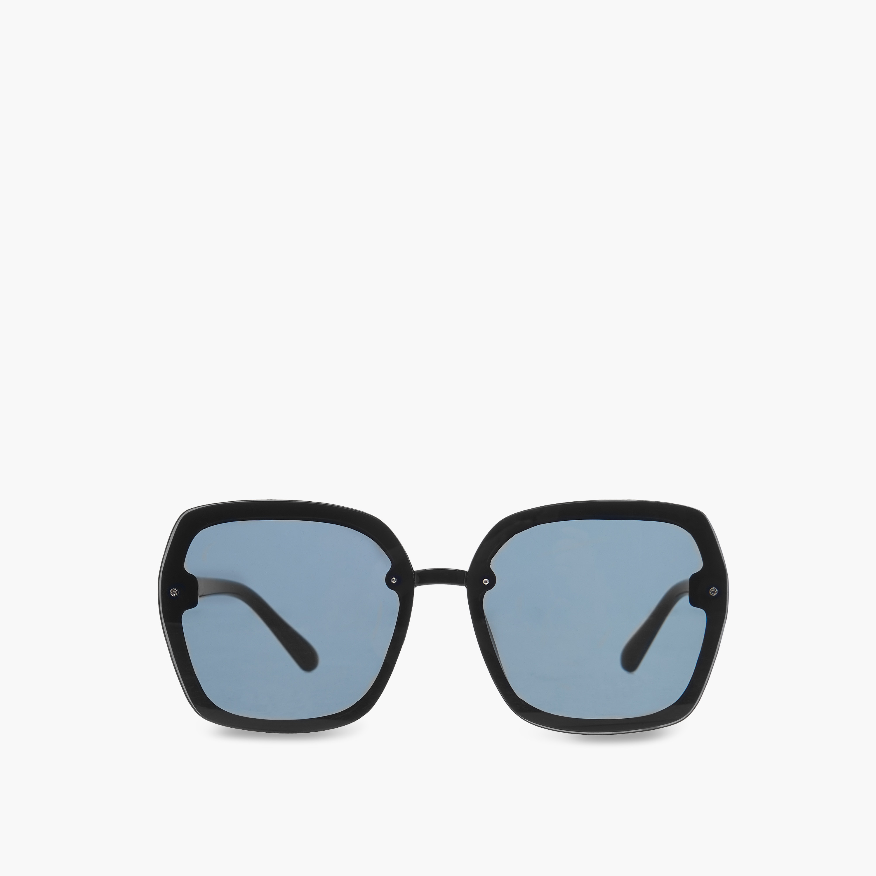 نظارة شمسية بعدسات ملونة وإطار كامل-women-sunglasses-image-2