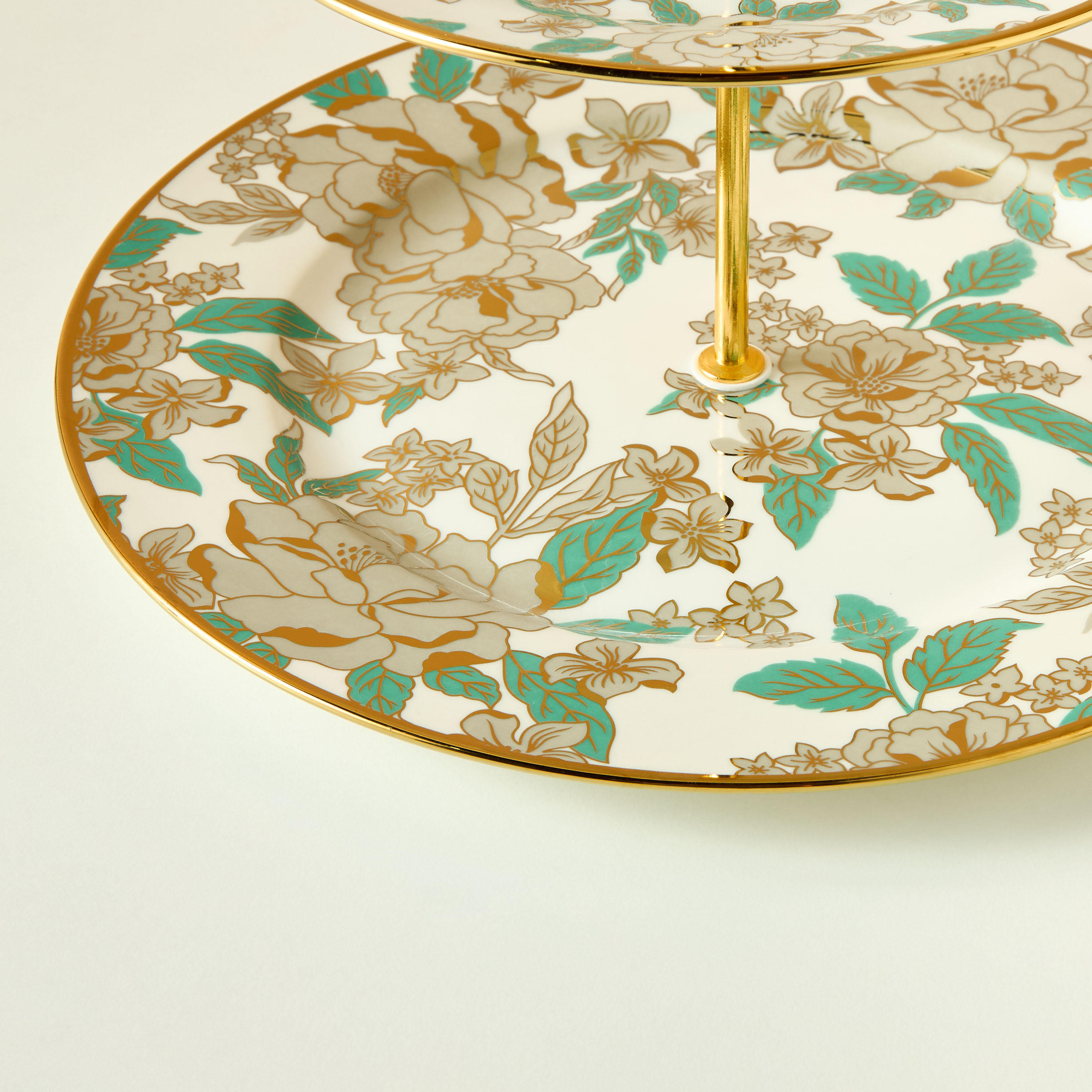 Calligraphy New Bone China 2-Tier Cake Stand-household-dining-serveware-cakestands-image-5