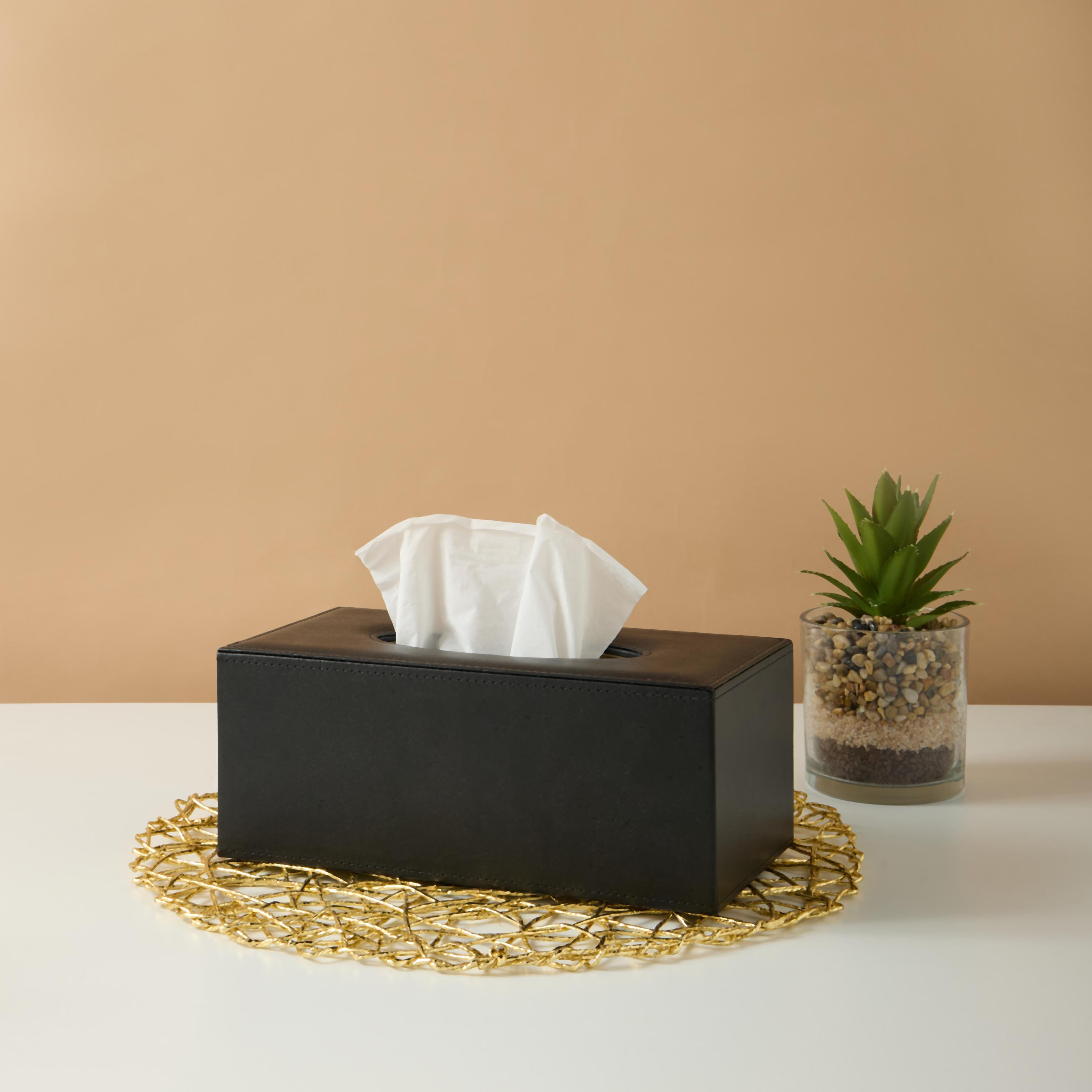 Faux Leather Tissue Box-household-decor-boxesandtrays-image-1