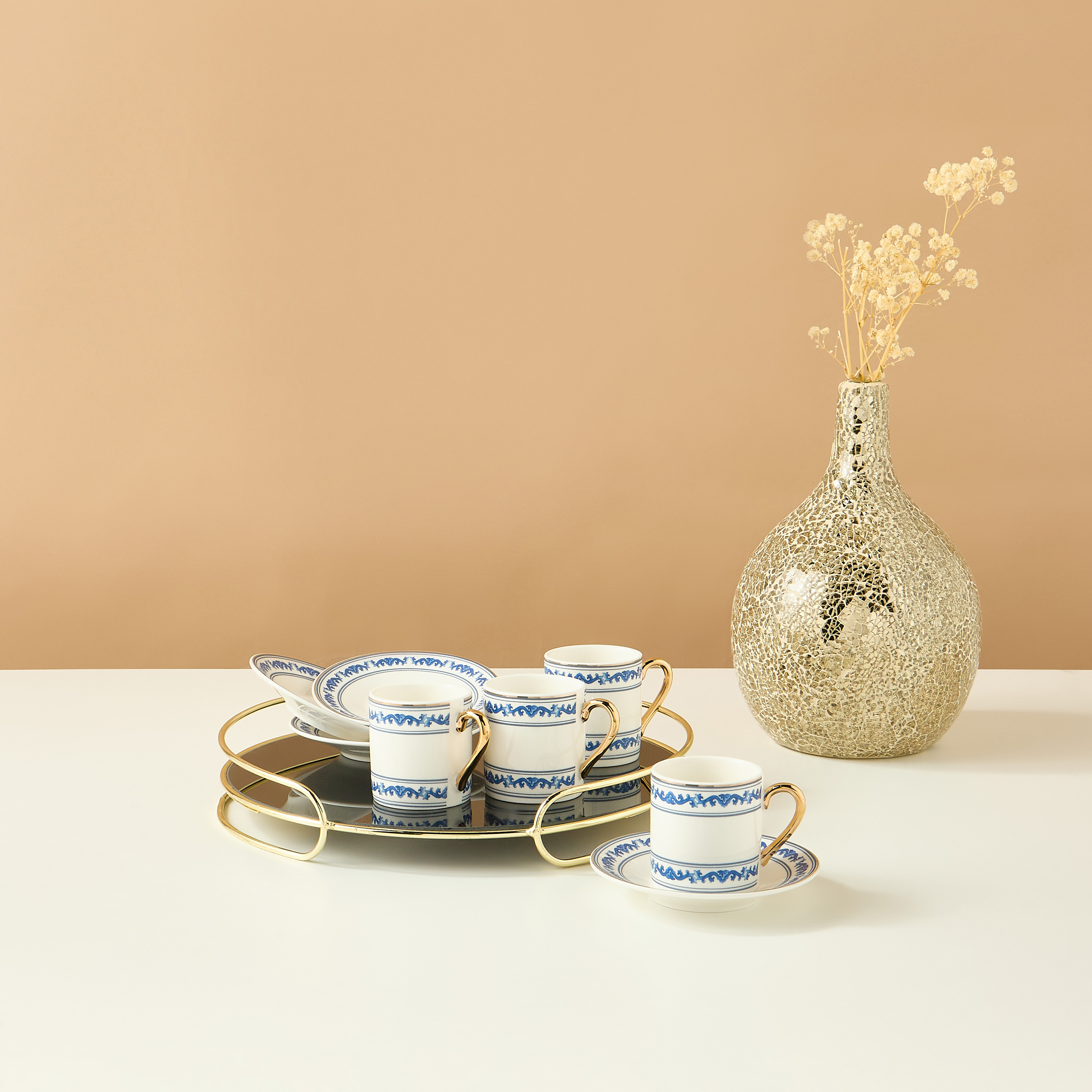 Gia Como 8-Piece New Bone China Espresso Cup and Saucer Set - 80 ml-household-dining-teaandcoffee-teaandcoffeesets-image-1