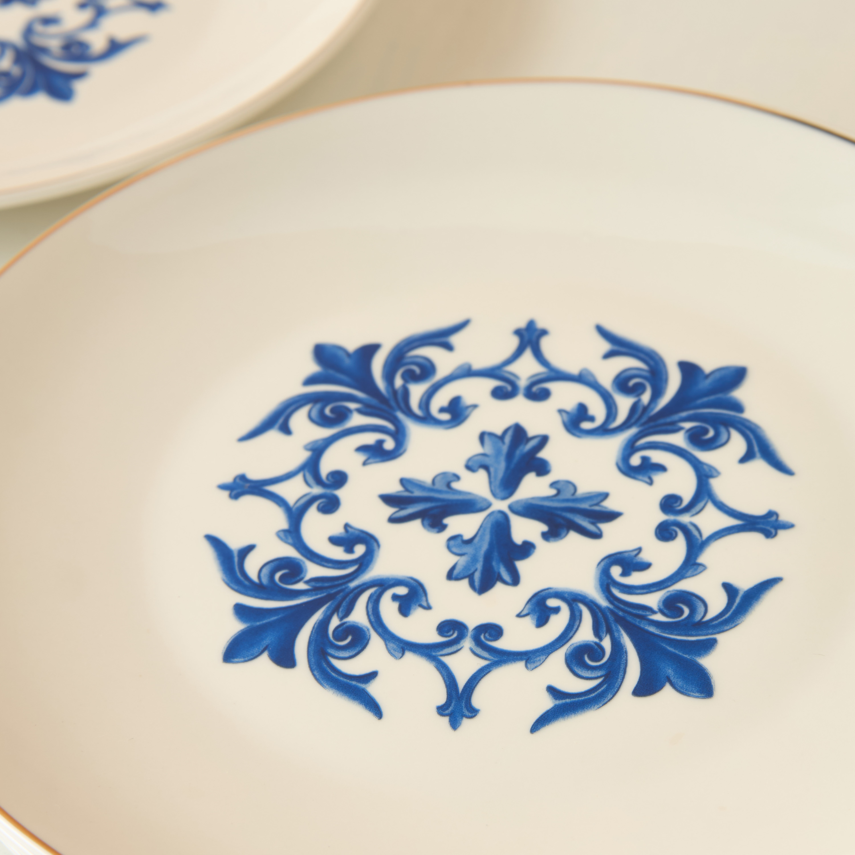 Gia Como 4-Piece Printed New Bone China Quarter Plate Set - 21 cms-household-dining-dinnerware-plates-image-5