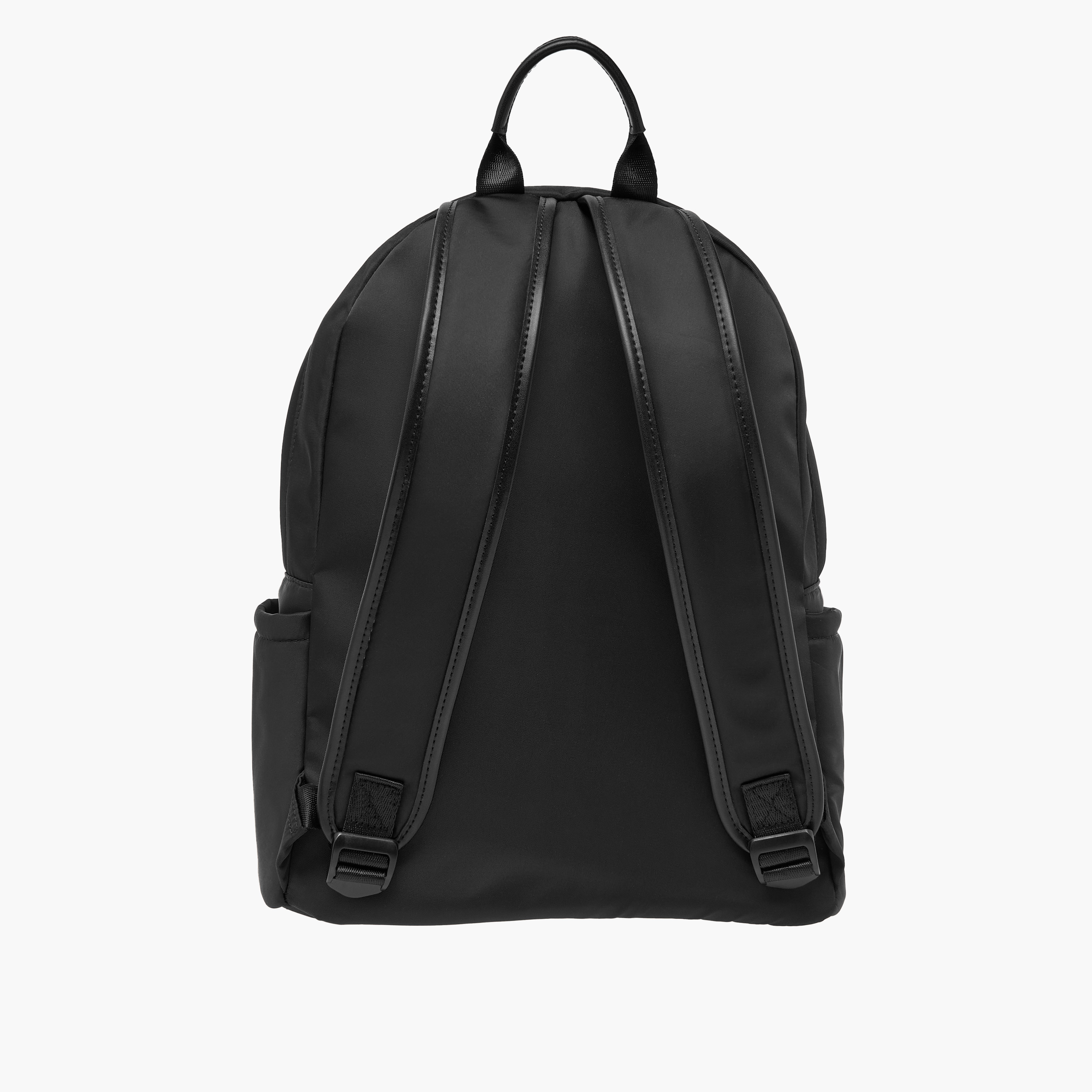 Lee Cooper Logo Print Backpack with Adjustable Shoulder Straps and Coin Pouch - 31x41x19 cm-women-bagsandwallets-backpacks-image-3