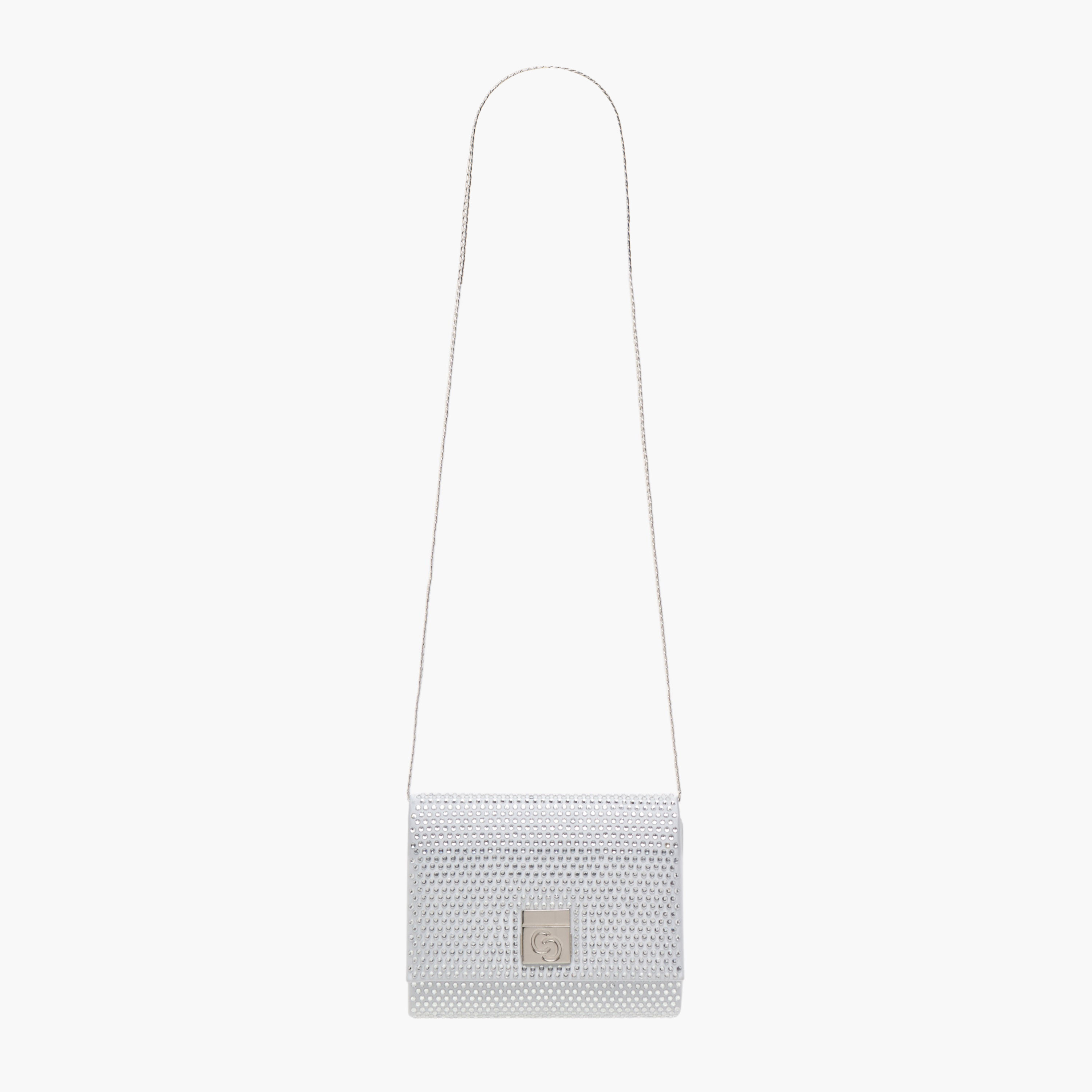 Celeste Embellished Crossbody Bag with Button Closure and Chain Strap-women-bagsandwallets-handbags-image-2