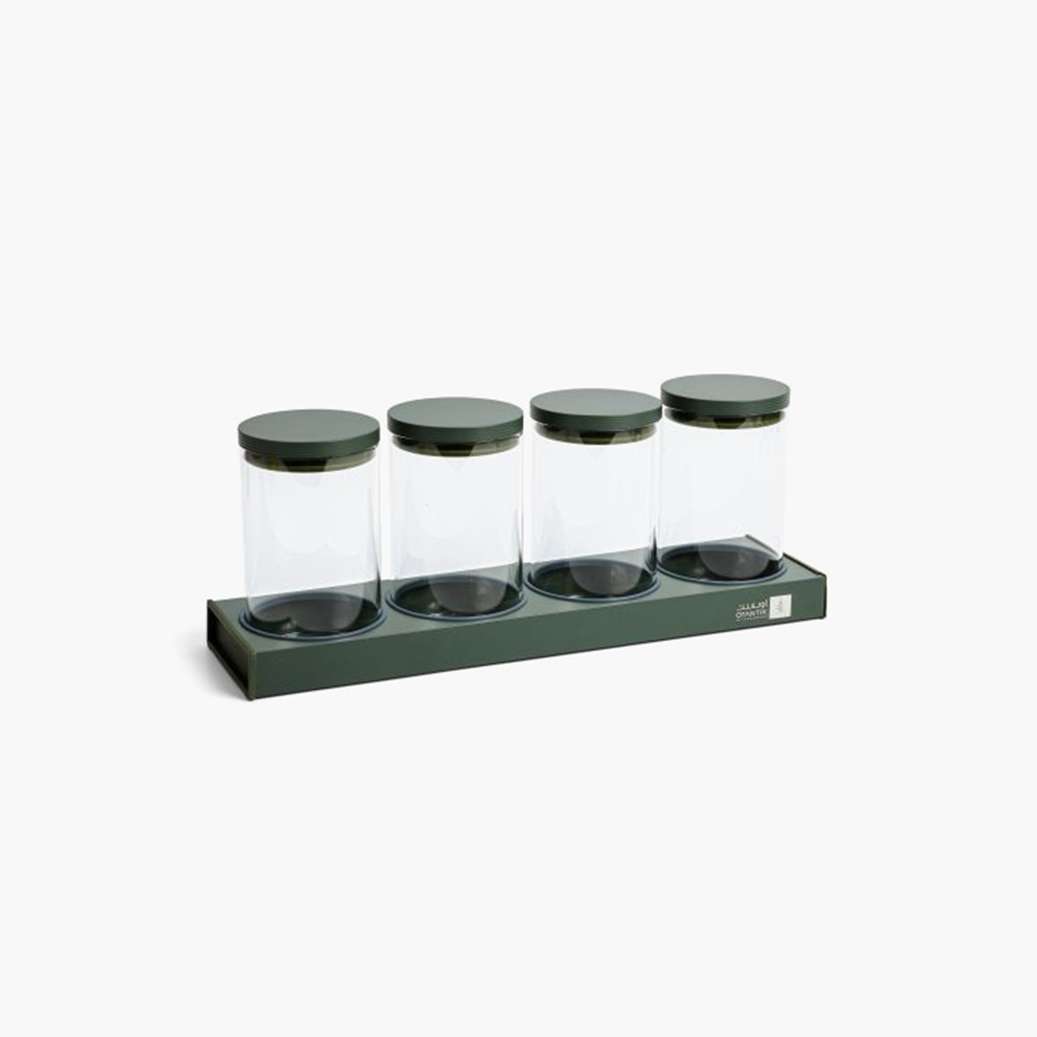 طقم جرات وصينية 5 قطع من أوتانتيك-household-kitchen-foodstorage-canistersandjars-image-1
