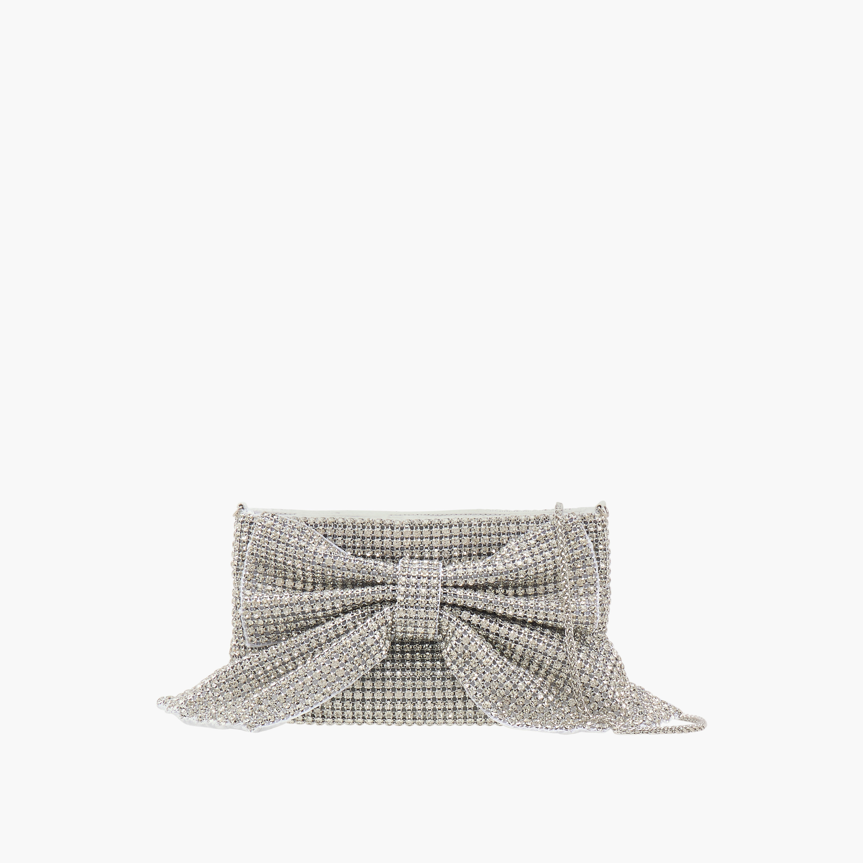 Celeste Bow Embellished Crossbody Bag with Chain Strap-women-bagsandwallets-handbags-image-1