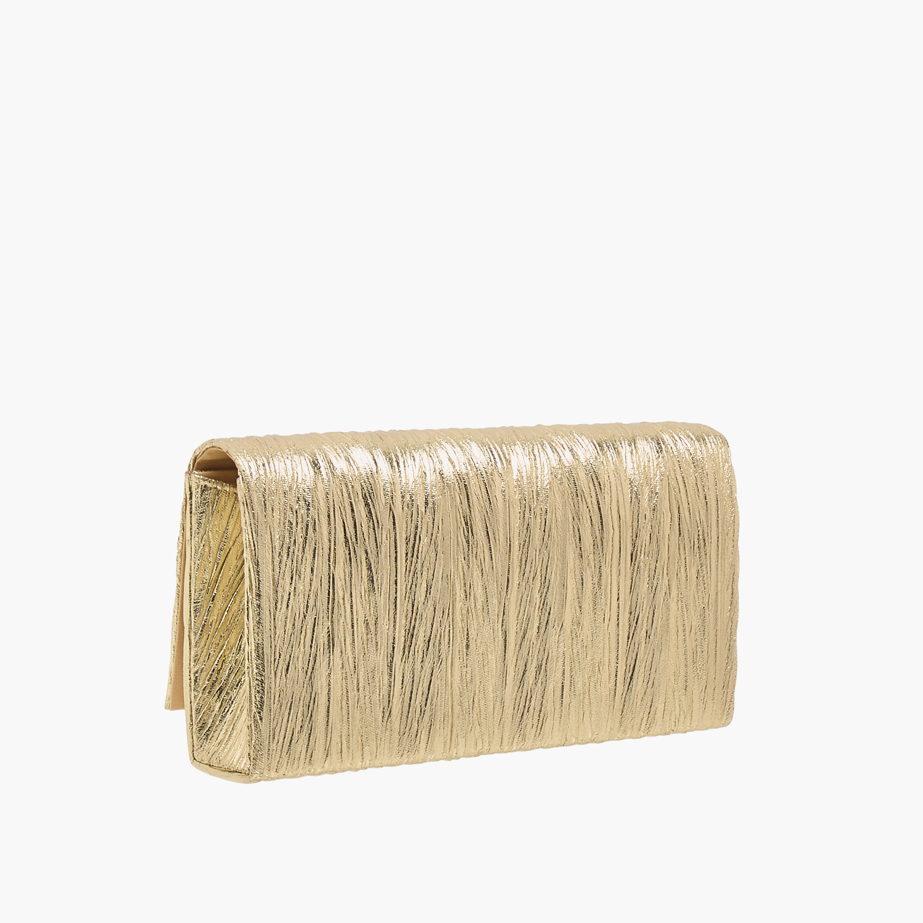 CelesteTextured Clutch with Detachable Chain Strap and Flap Closure-women-bagsandwallets-wallets-image-3