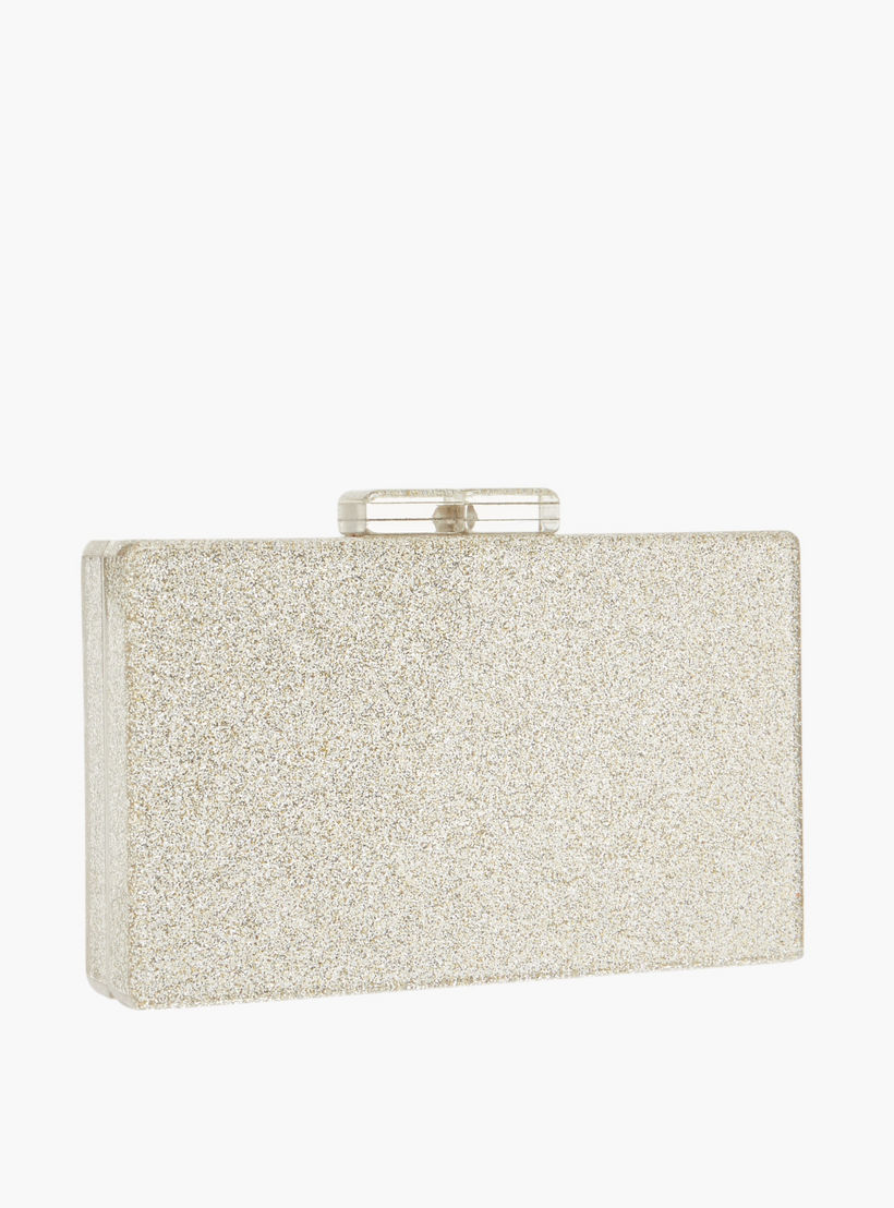 شنطة كلاتش مزينة بحزام سلسلة قابل للفصل وطيّة إغلاق من سيليست-women-bagsandwallets-handbags-image-3