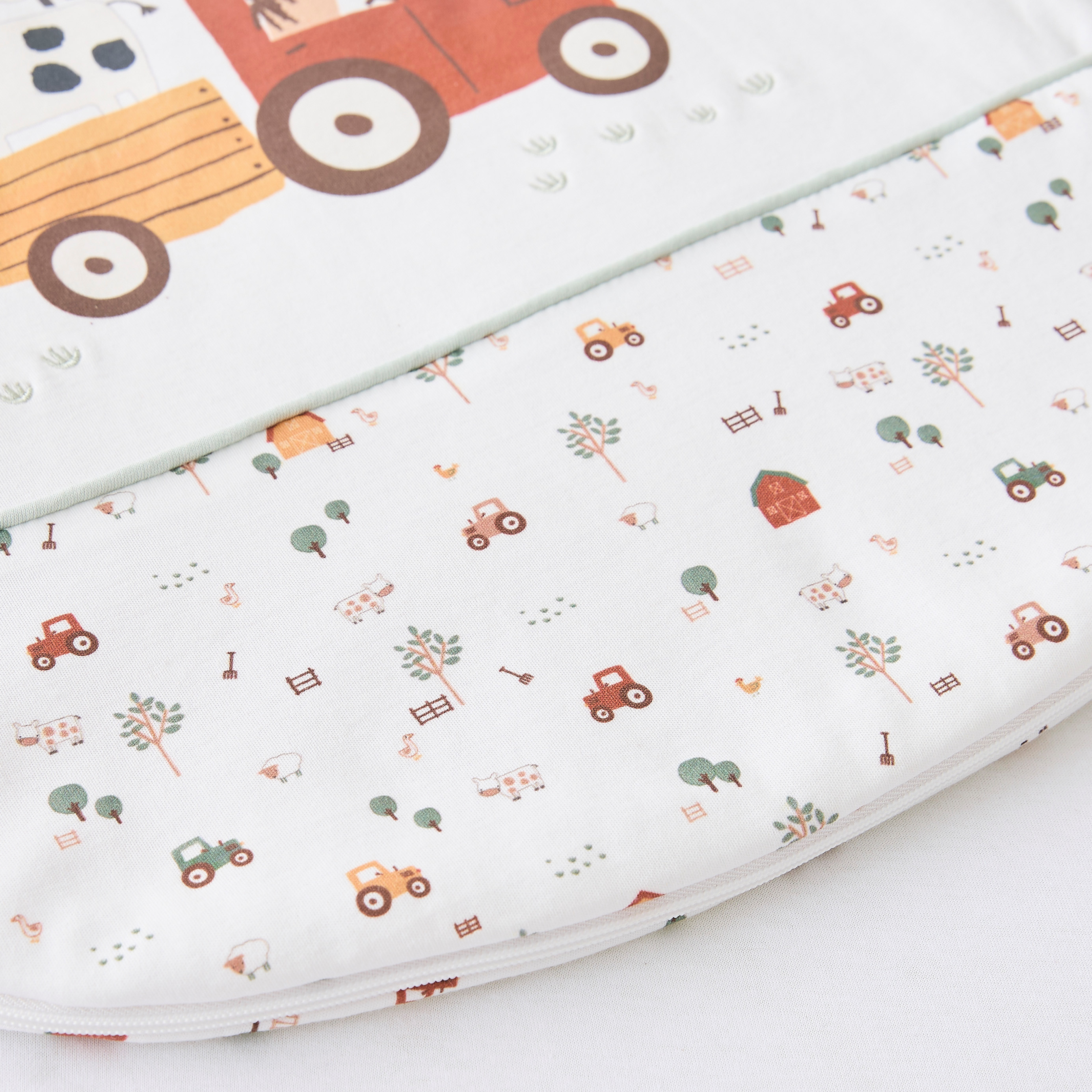 Juniors Farmyard Print Knitted 2 TOG Sleeping Bag - 0-6 months-baby-nursery-blanketsandswaddles-swaddlesandsleepingbags-image-6