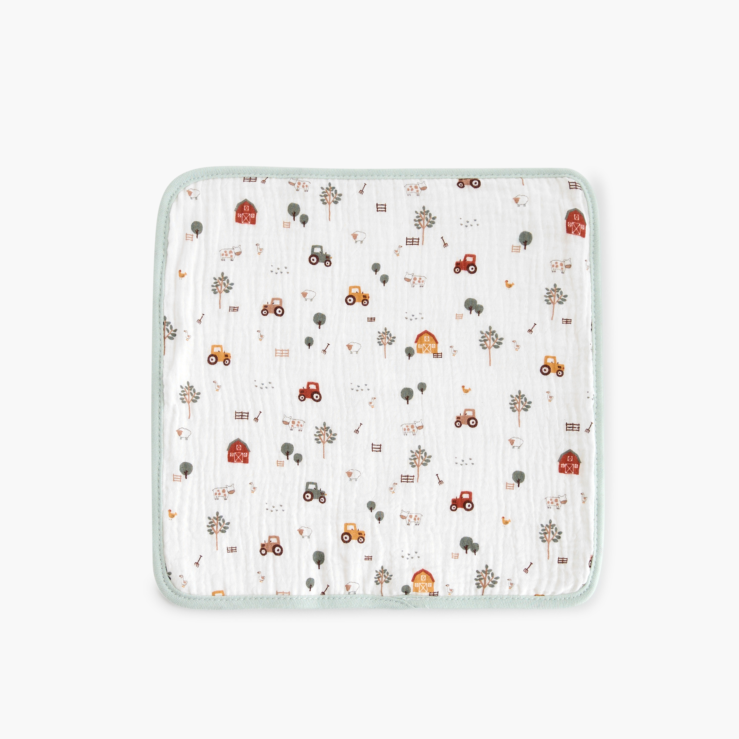 Juniors Assorted 4-Piece Muslin Wash Cloth Set - 30x30 cm-baby-bathandcare-towels-image-4
