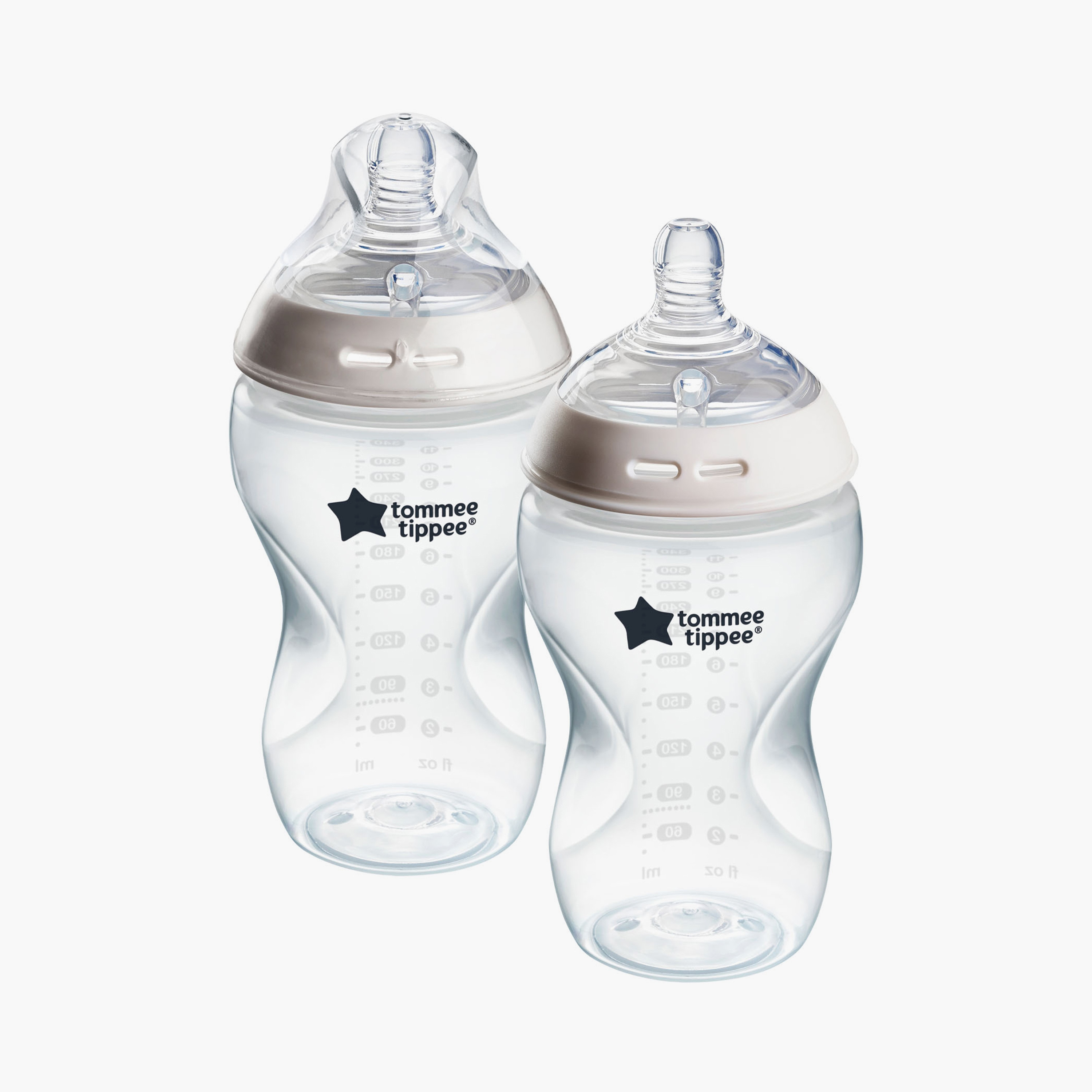 Tommee Tippee 2-Piece Closer To Nature Feeding Bottles - White - 340 ml-baby-feeding-feedingbottles-bottlesandteats-image-3