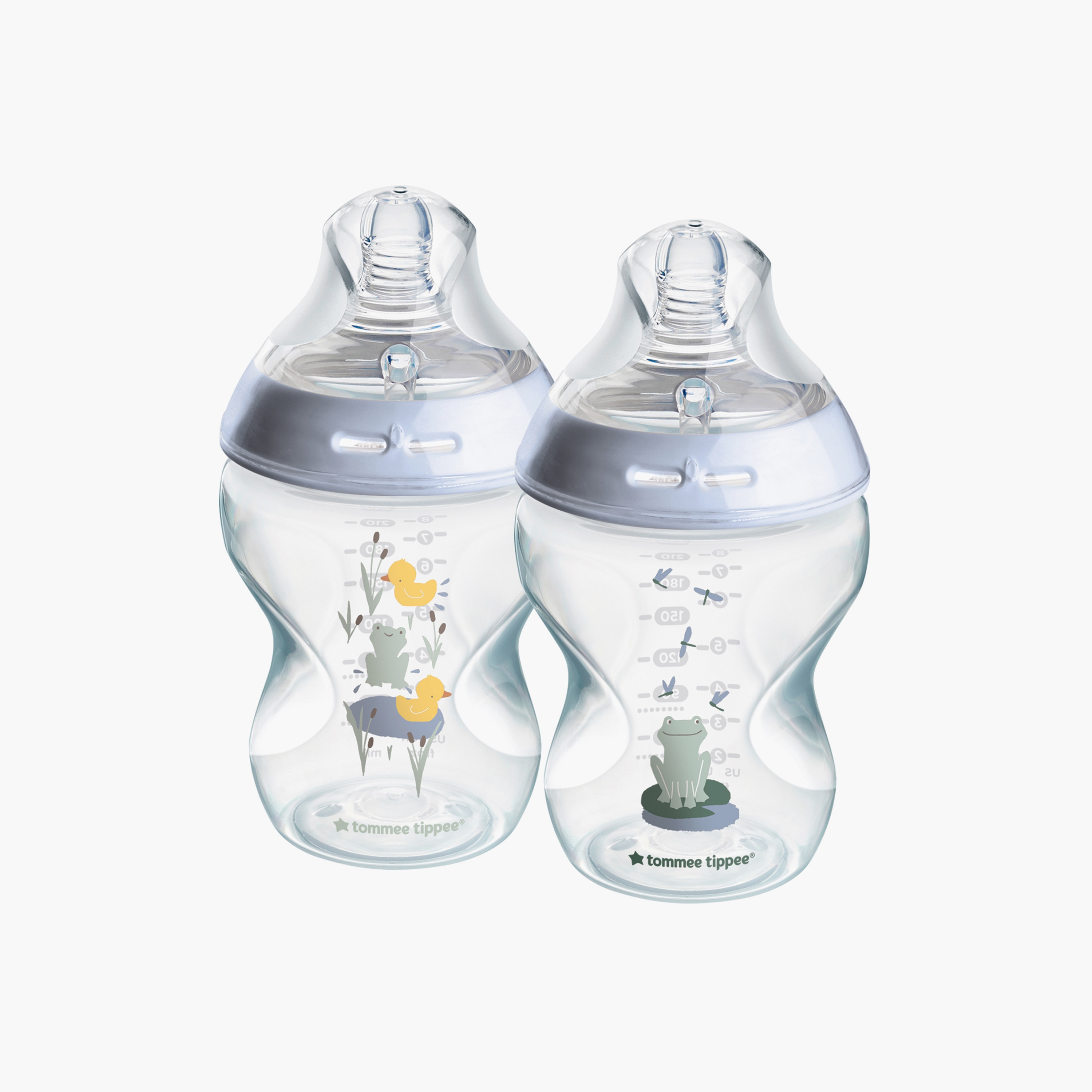 Tommee Tippee 2-Piece Natural Start Feeding Bottles - 260 ml-baby-feeding-feedingbottles-bottlesandteats-image-1